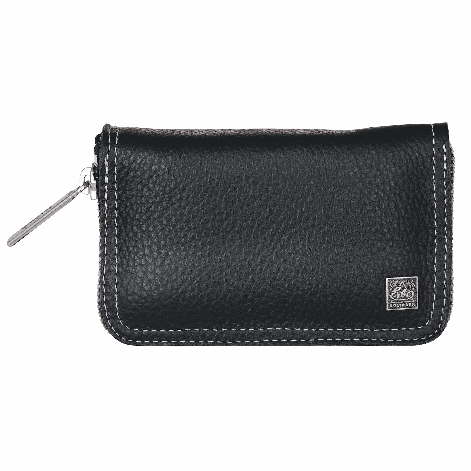 ERBE Maniküre-Etui »Colorado« Echtleder, Kontrastnähte, Druckknopfverschluss, rostfreie Instrumente