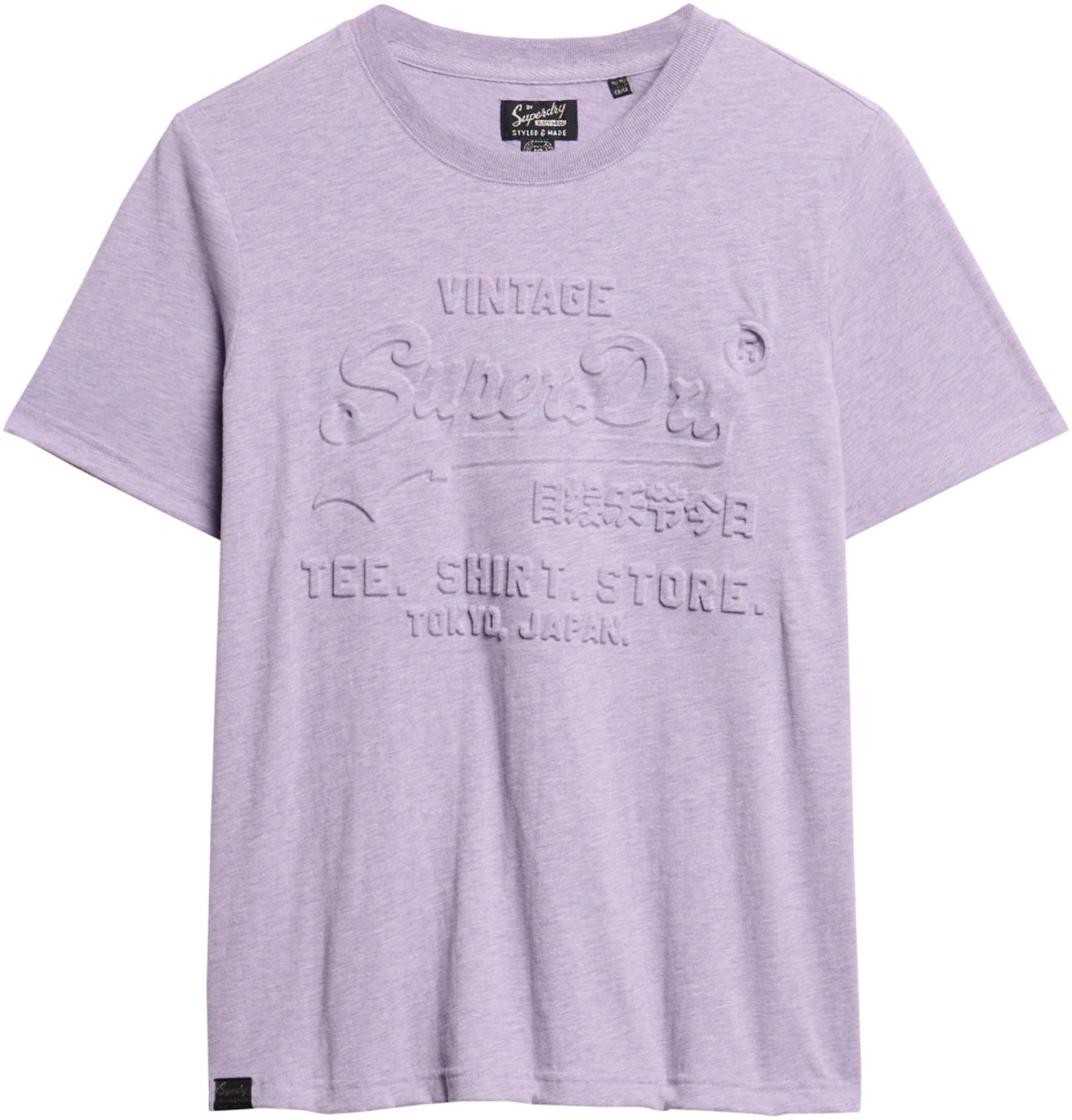 Superdry Print-Shirt »EMBOSSED VL RELAXED TSHIRT«