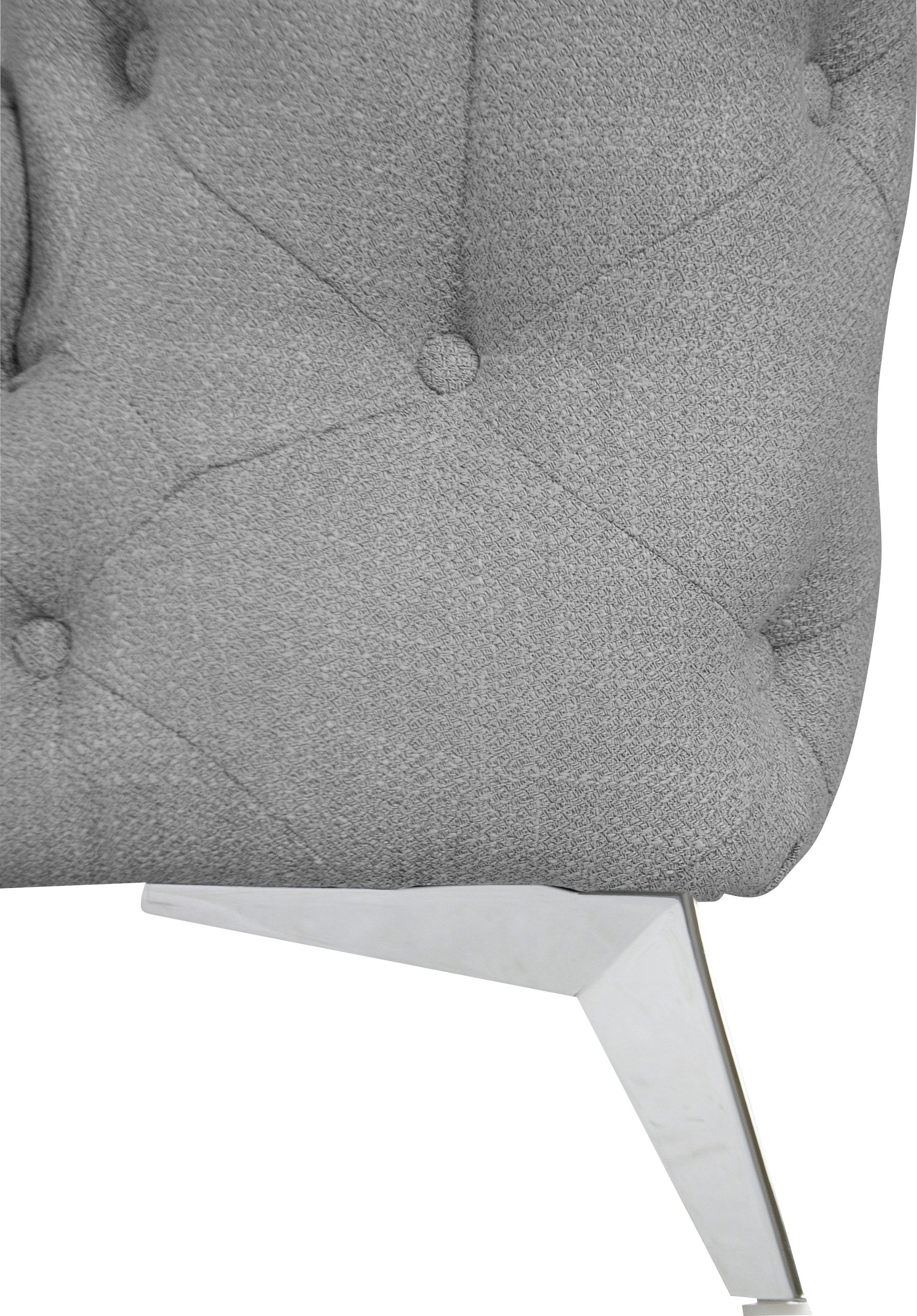 Leonique Chesterfield-Sessel »Glynis Sessel«, aufwändige Knopfheftung, moderne Chesterfield Optik, Fußfarbe wählbar