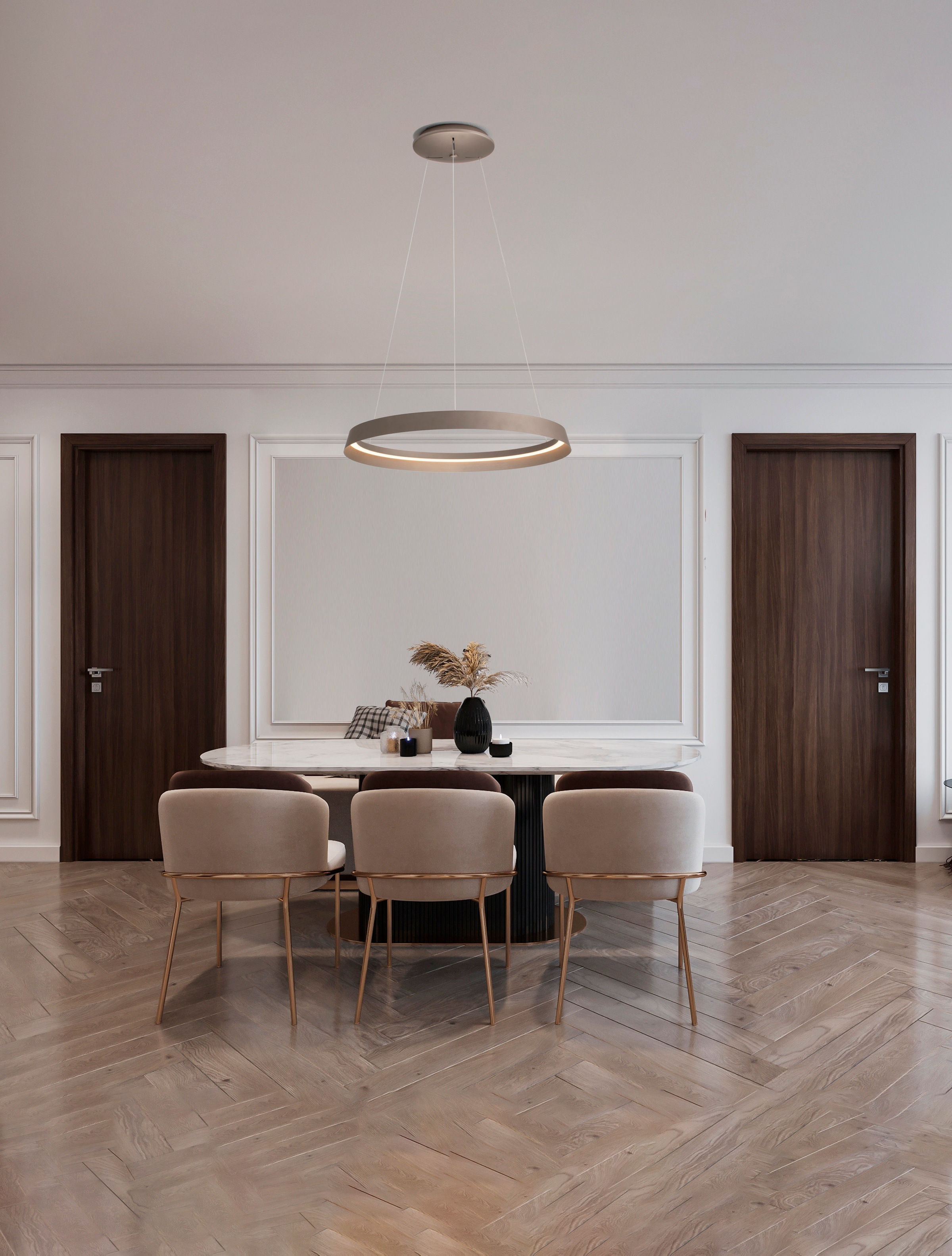 Nova Luce Pendelleuchte »ORMI« LED-Modul 1 Stk. warmweiß - kaltweiß günstig online kaufen