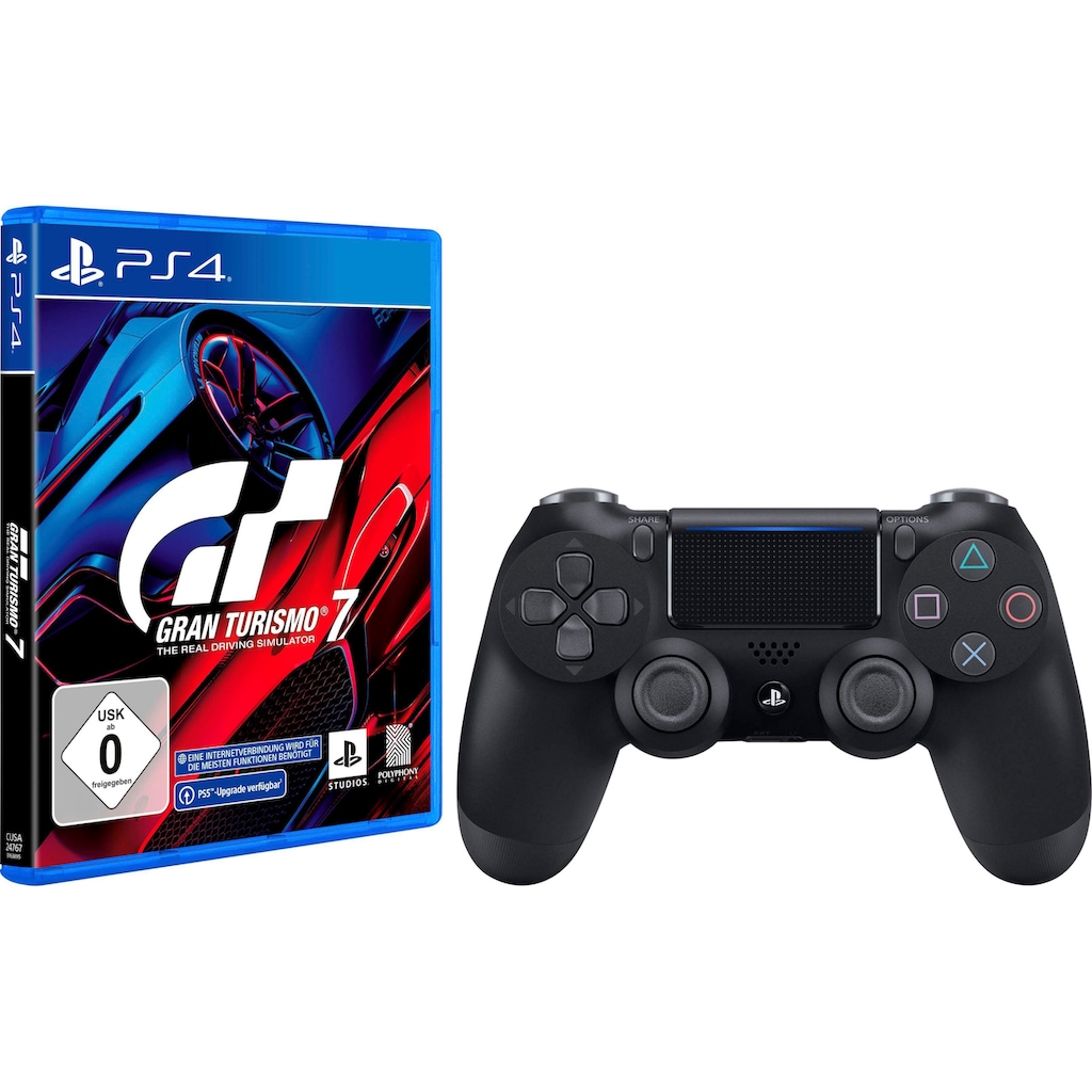 PlayStation 4 Spielesoftware »Gran Turismo 7 & Dualshock 4 Controller«, PlayStation 4