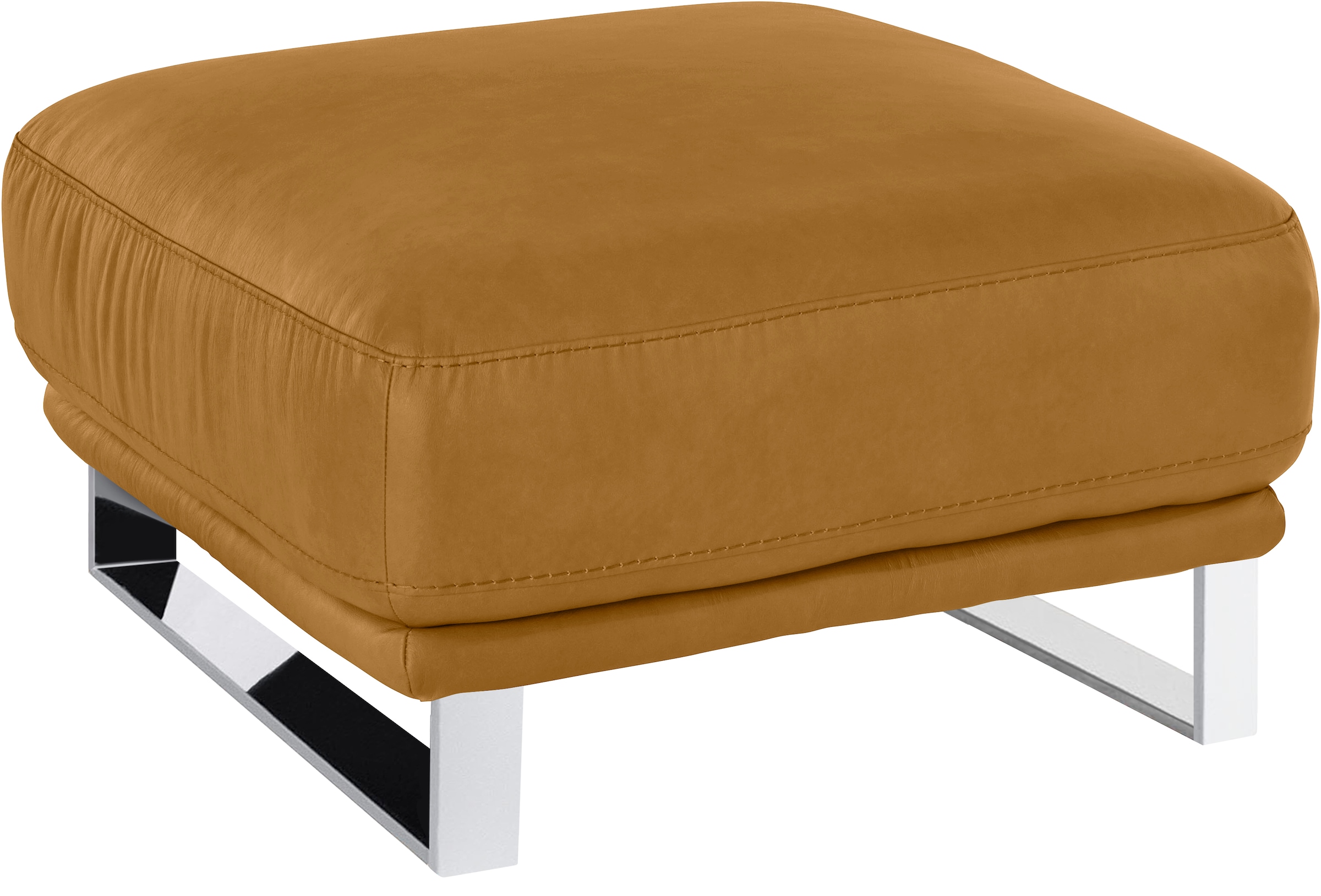W.SCHILLIG Hocker »montanaa«, mit Metallkufen in Chrom glänzend, Breite 71 cm