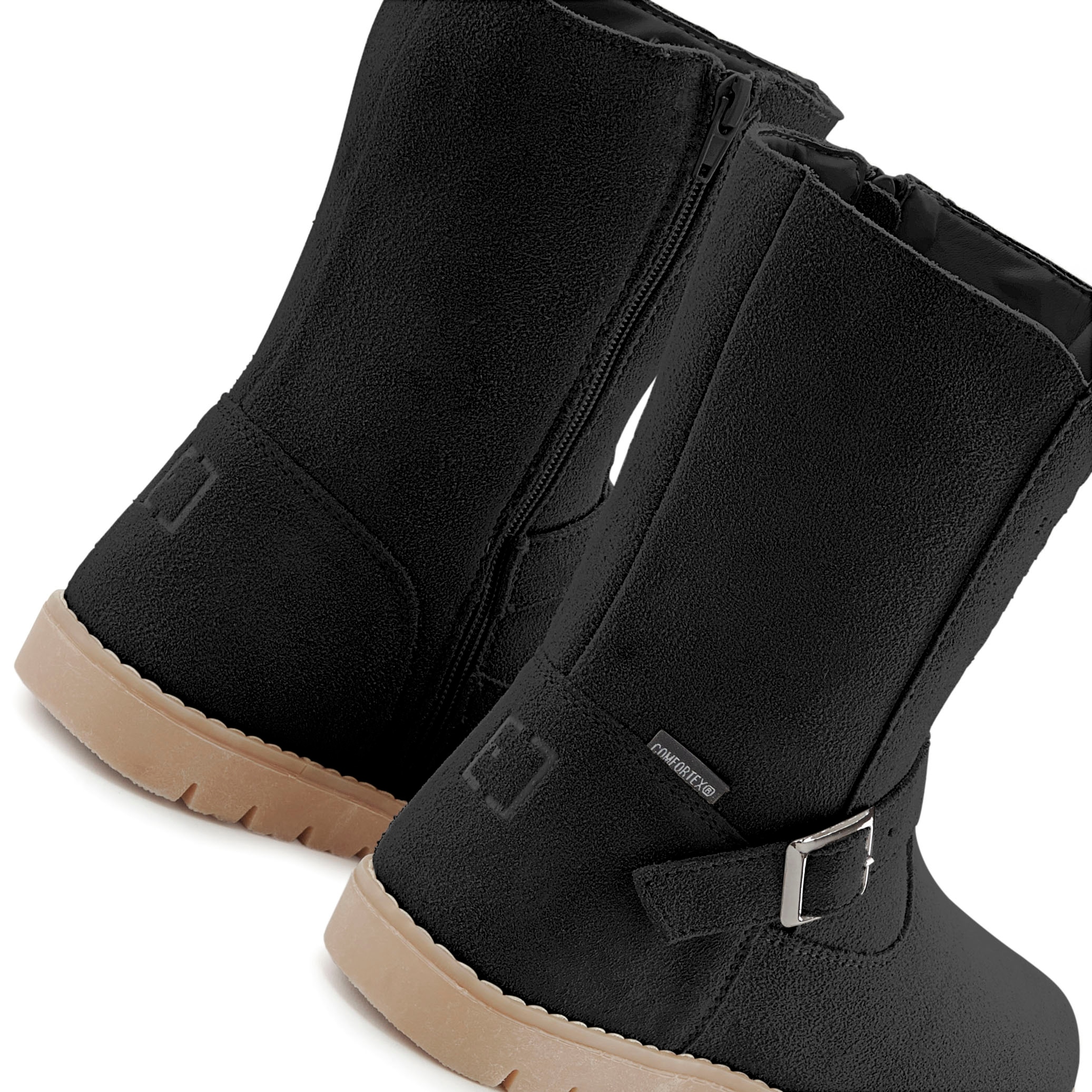 Elbsand Winterstiefel, Boots,Winterstiefelette,Leder, wind- & wasserabweisende Tex-Membran