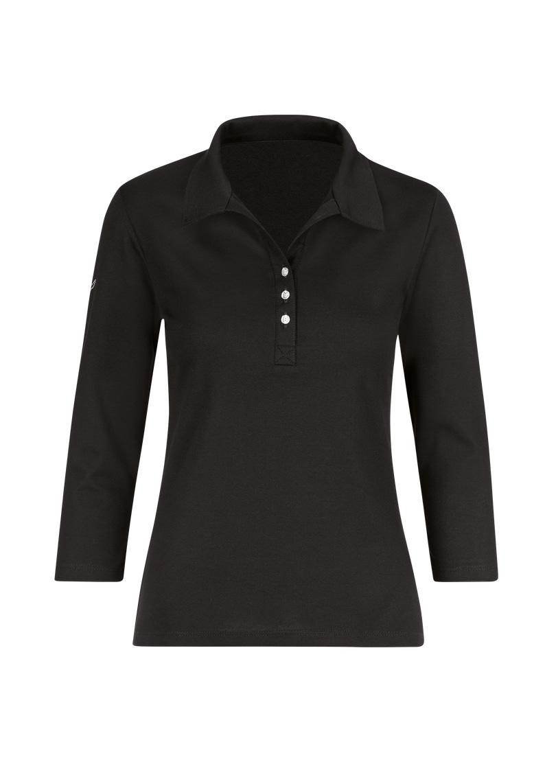 Trigema Poloshirt »TRIGEMA Poloshirt mit Kristallsteinen«, (1 tlg.)