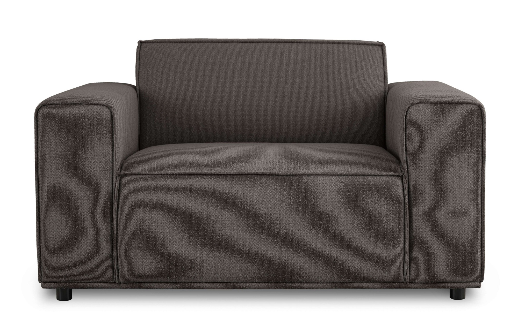Home affaire Loveseat »Avelin, 1.5 Sitzer, 140 cm, Chenille, Struktur-Boucl günstig online kaufen