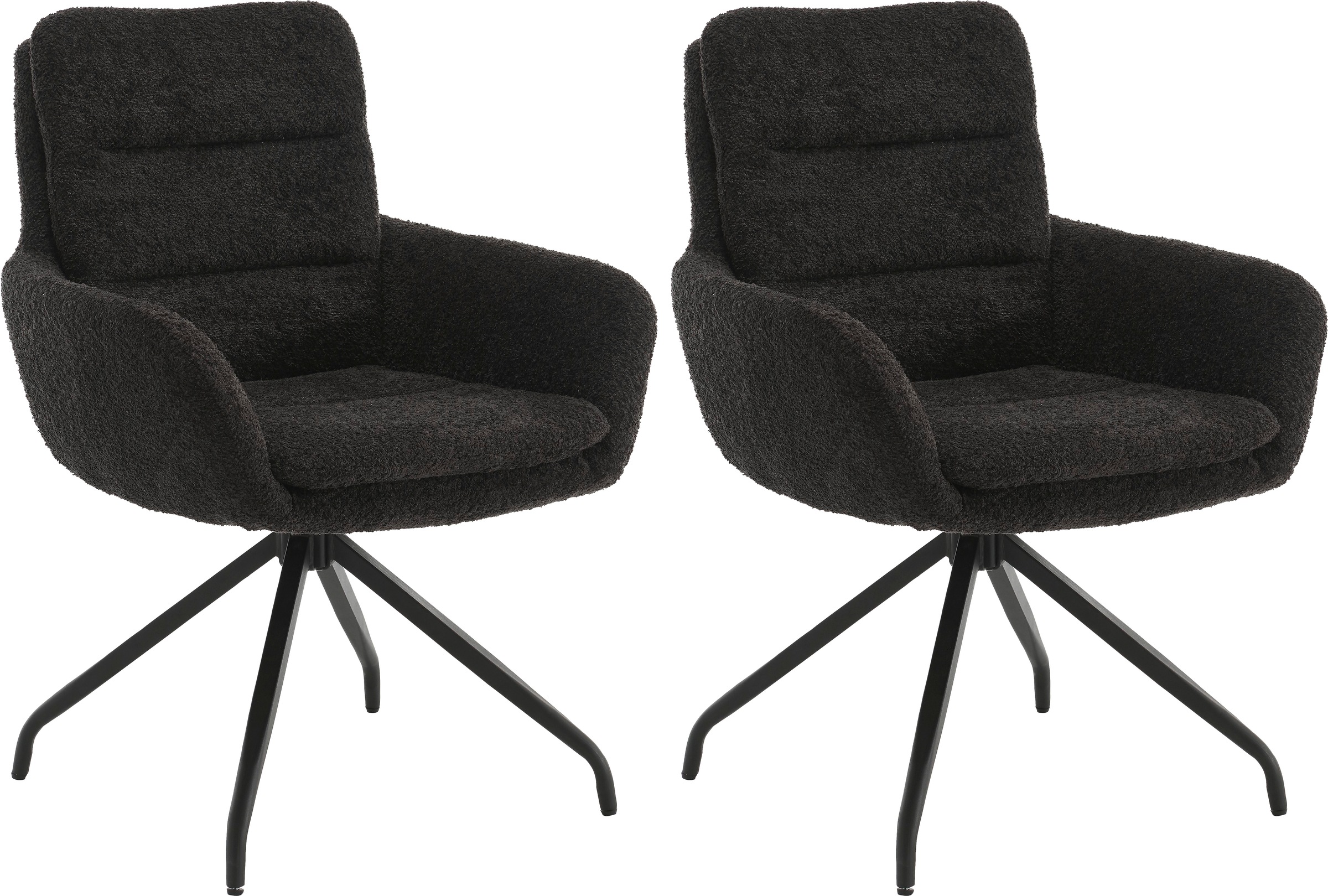 Home affaire Esszimmerstuhl »Taragona«, (Set), 2 St., Boucle, mit unterschi günstig online kaufen