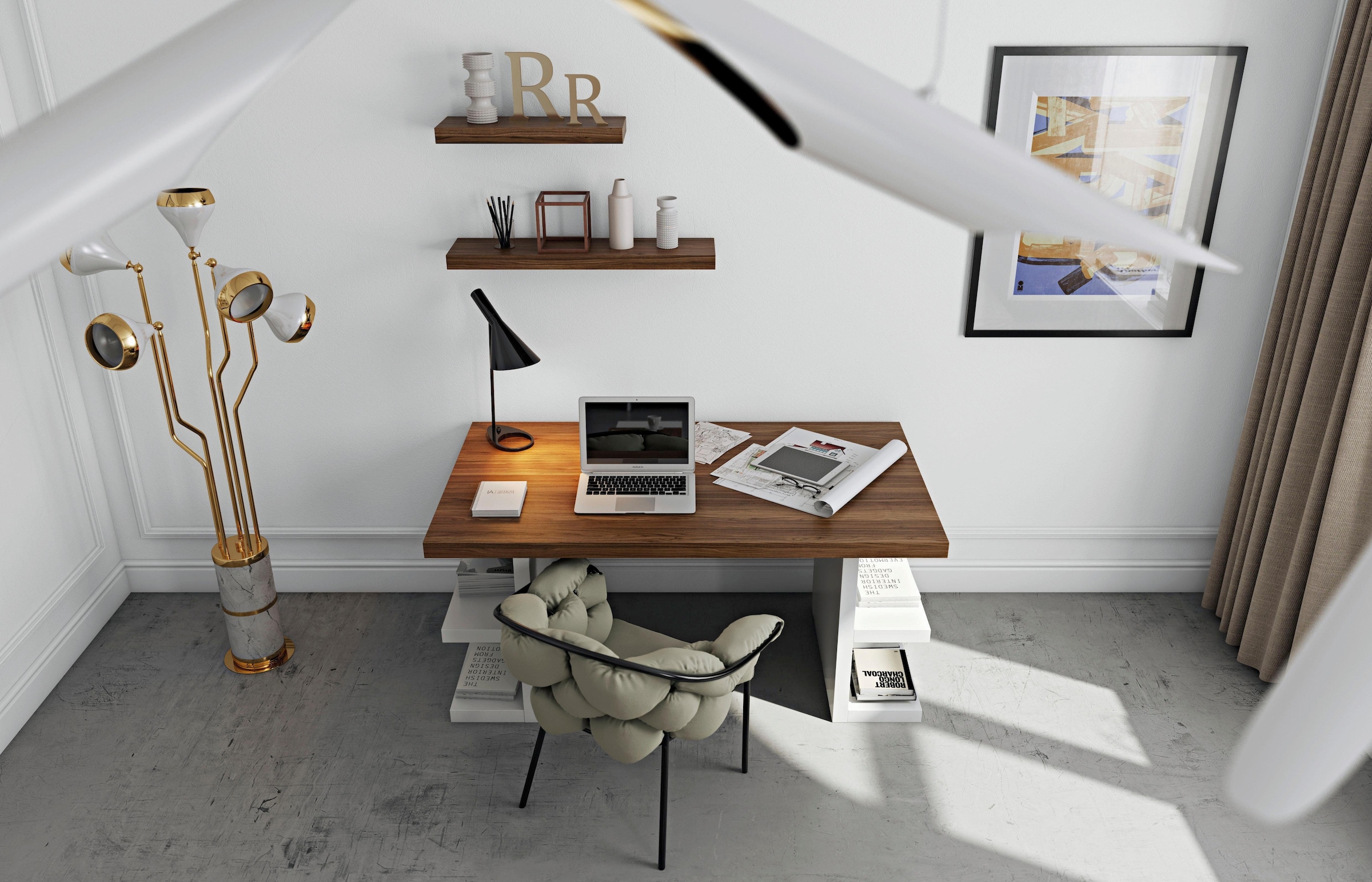 TemaHome Wandboard »Balda«, mit einer Metallstange zur Wandmontage, in unterschiedlichen Größen