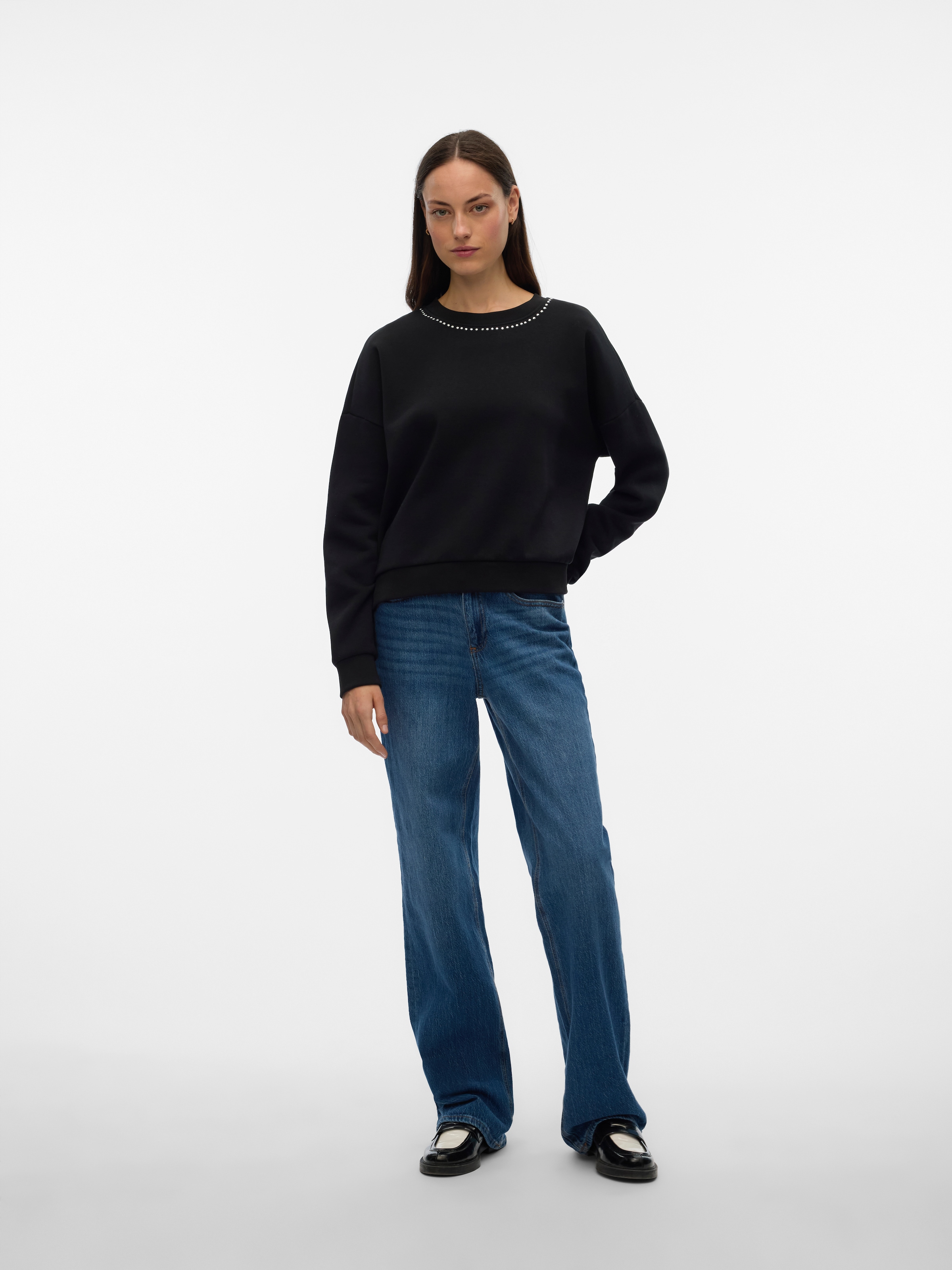 Vero Moda Langarmshirt »VMLOTTE TRINA LS SWEAT BOX GA BF«