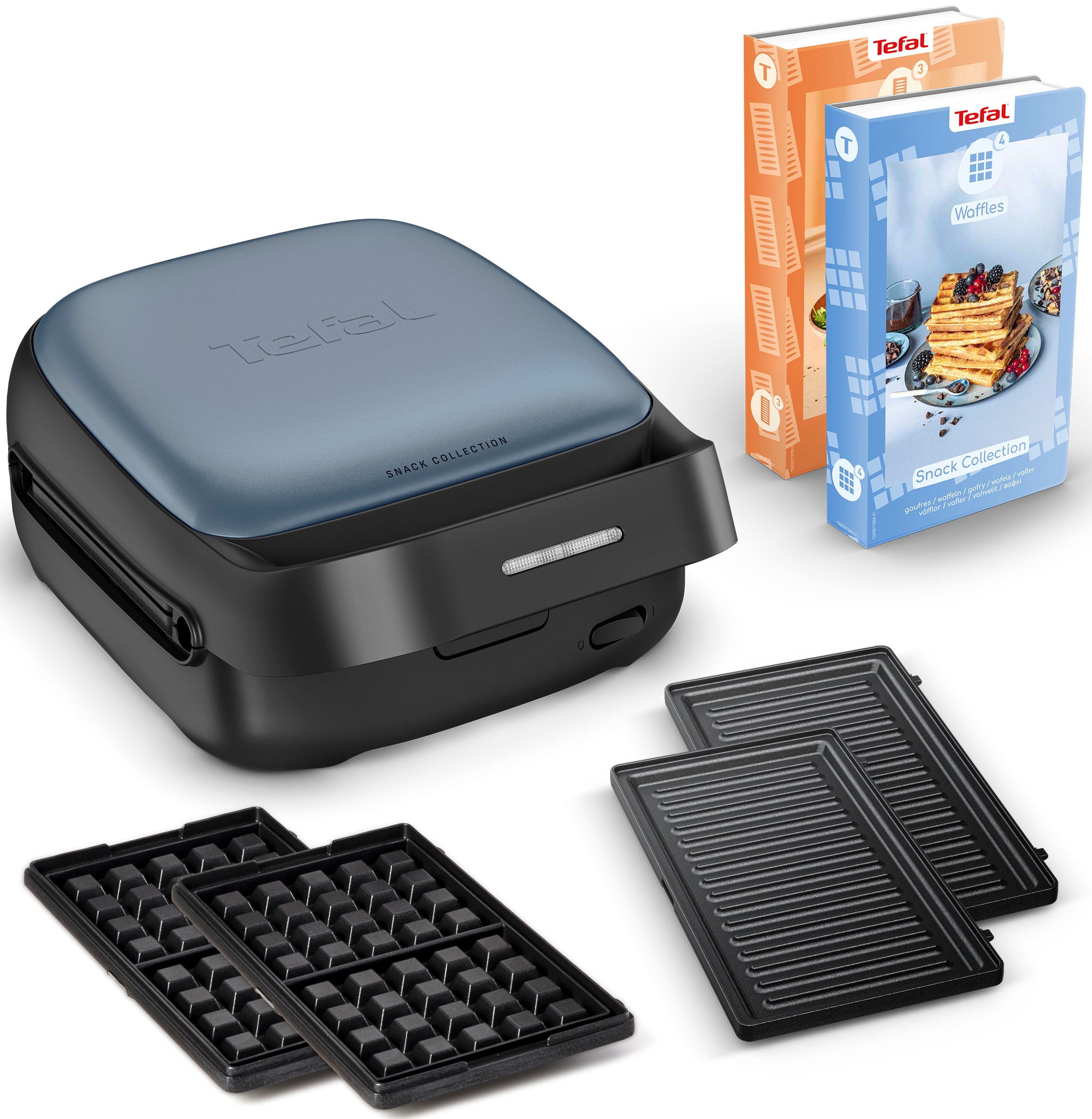 Tefal 2-in-1-Sandwichmaker »SW8674 Snack Collection«, 700 W, Antihaftbeschi günstig online kaufen