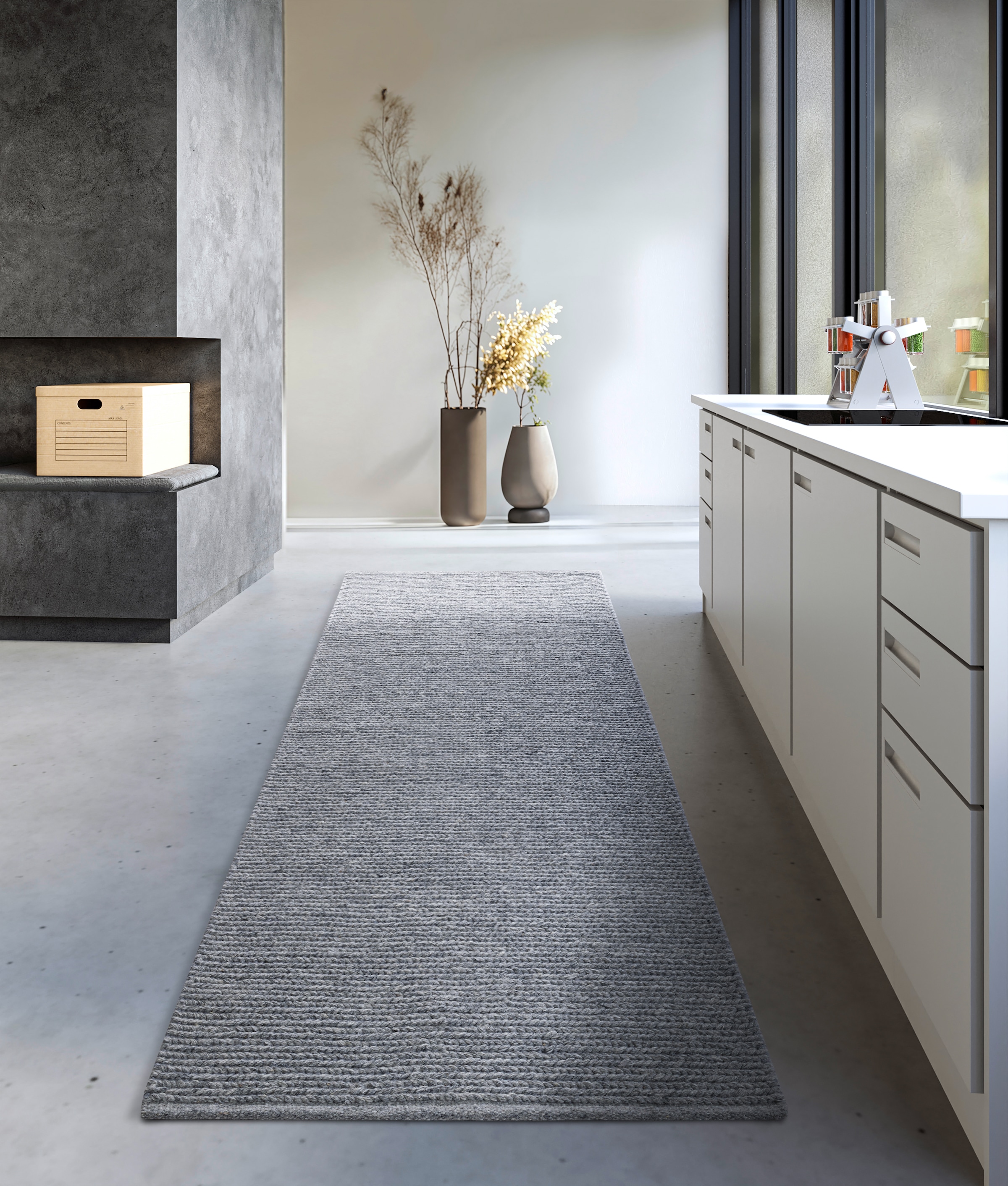 Villeroy & Boch Wollteppich »Francois«, rechteckig, 7 mm Höhe, in rund, oval, Läufer, handgewebt, Wolle, Wohnzimmer, Schlafzimmer