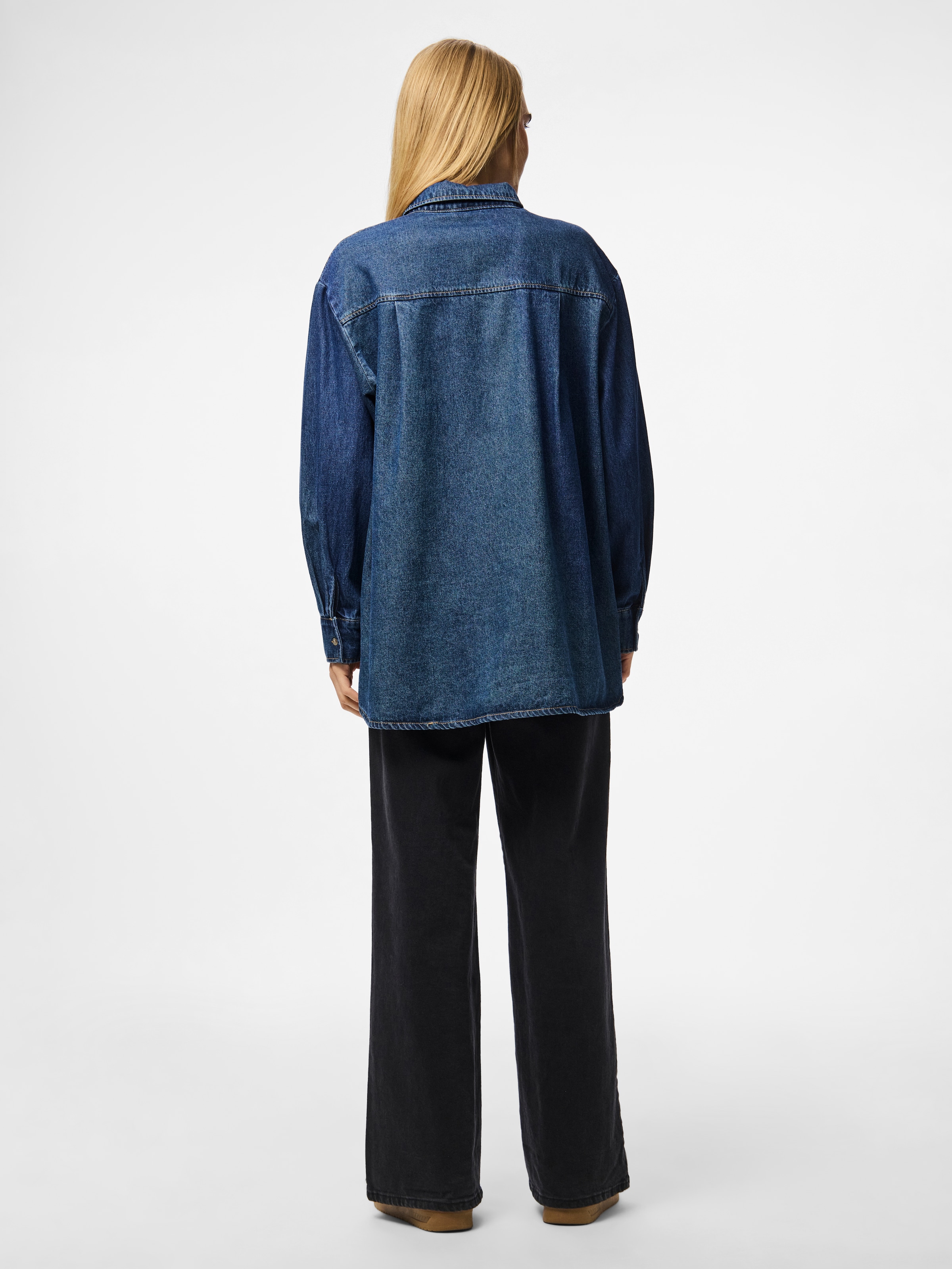 pieces Jeansbluse »PCMAISIE LS DENIM SHIRT NOOS BC«