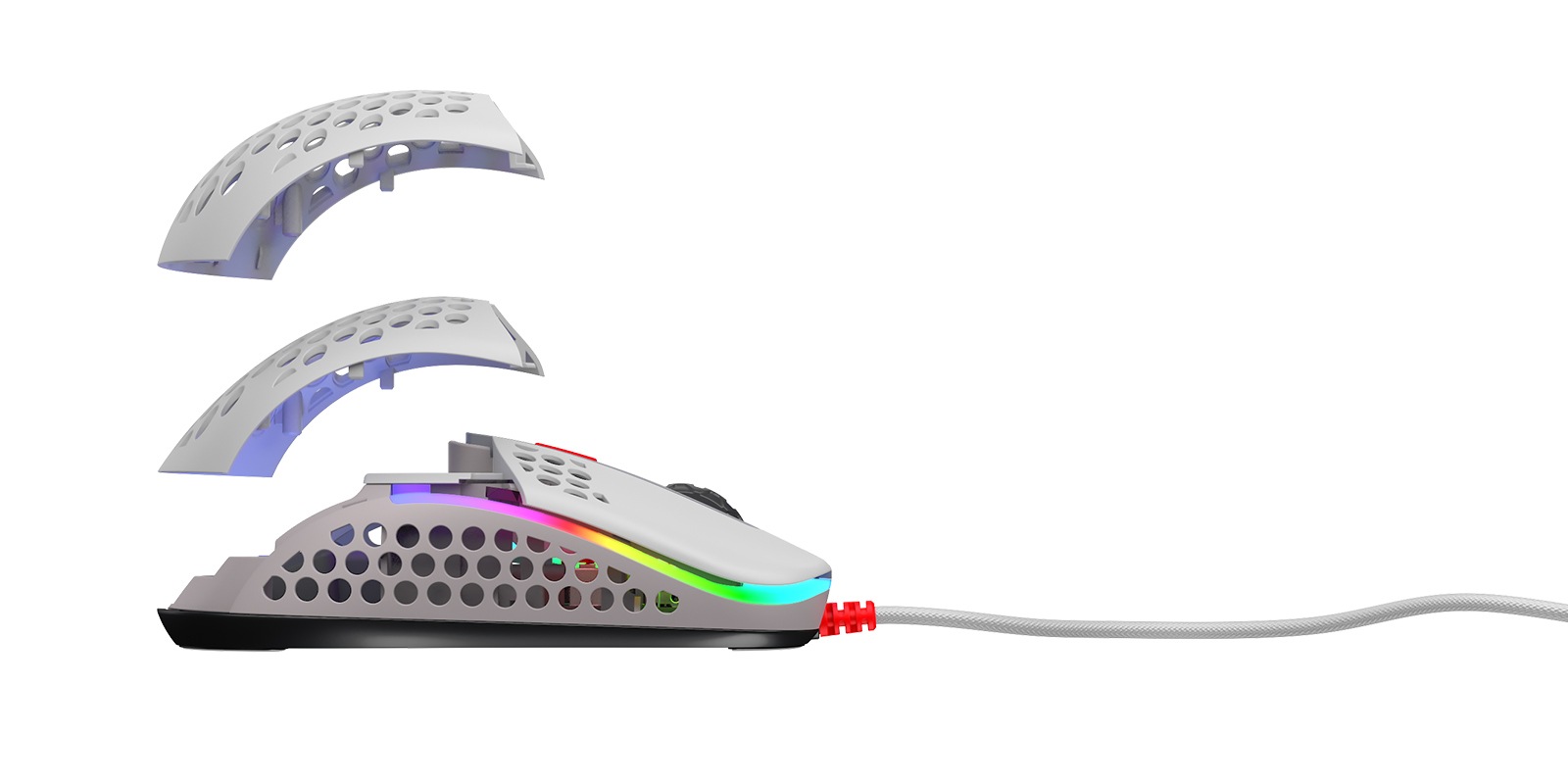 Cherry Xtrfy Gaming-Maus »M42 RGB«, kabelgebunden, ultraleichte Gaming-Maus
