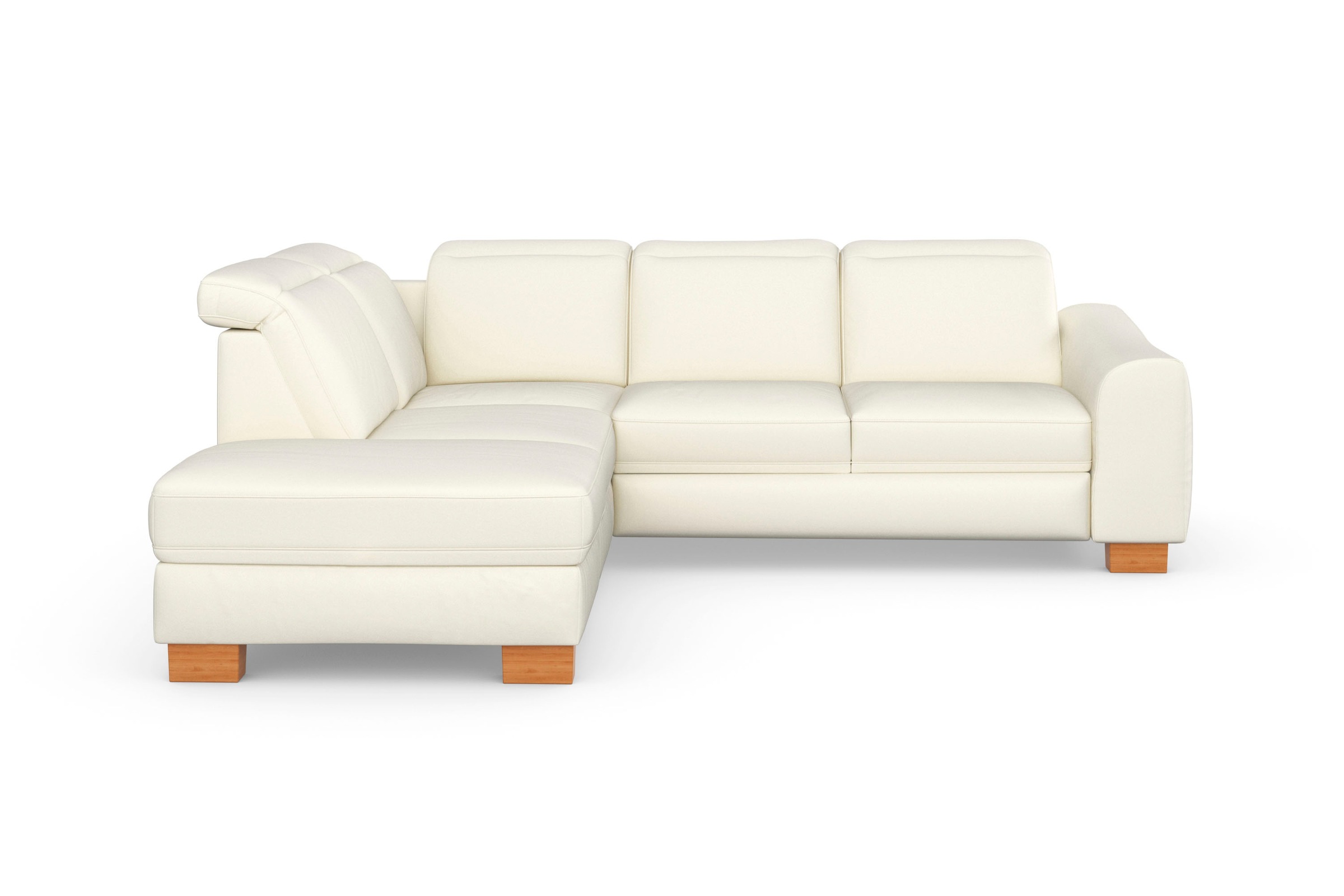 sit&more Ecksofa »Dundee L-Form«, mit Federkern und Massivholzfüßen, wahlwe günstig online kaufen