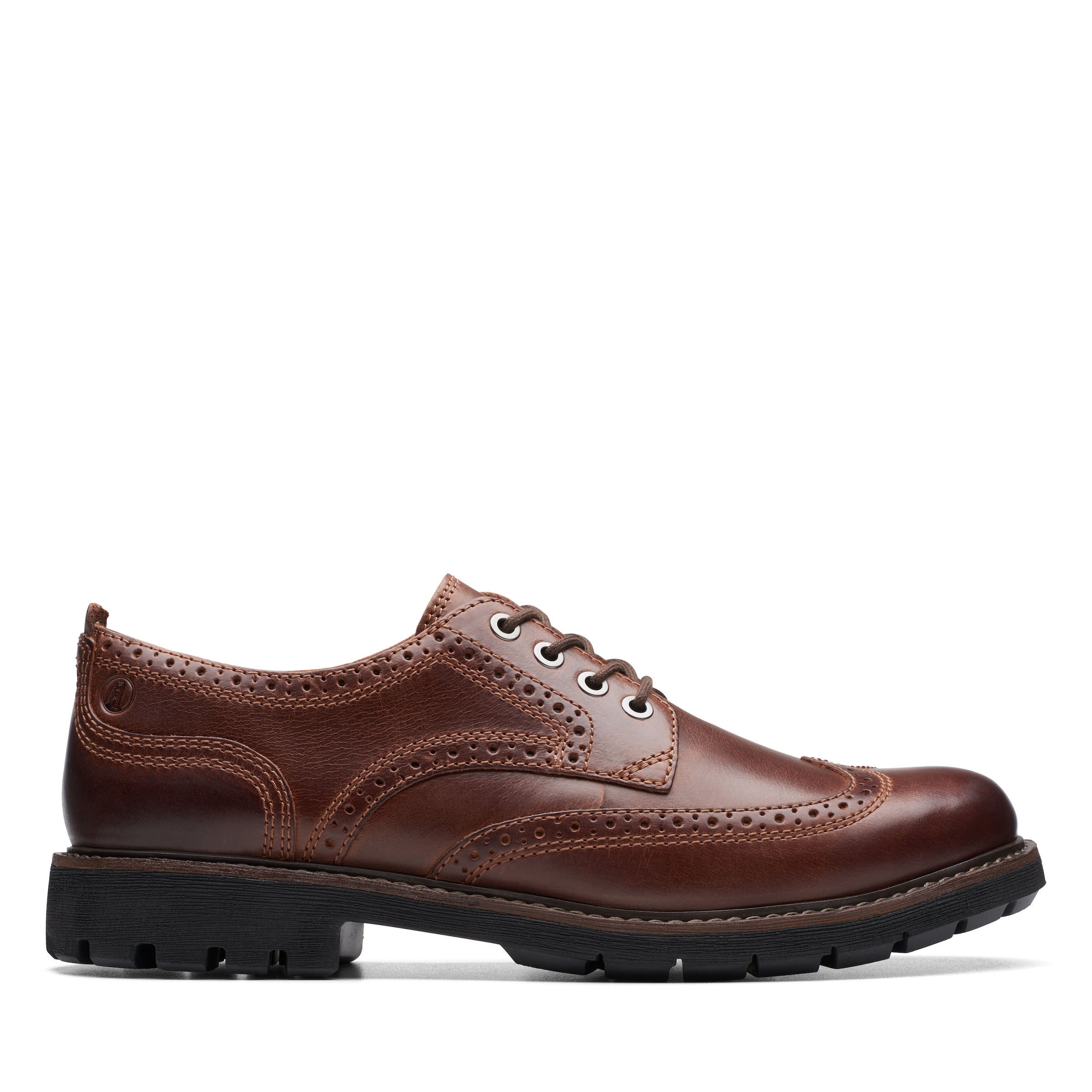 Clarks Budapester »Batcombe Far«, Brogue, Schnürschuh, Business Schuh mit Flügelkappe