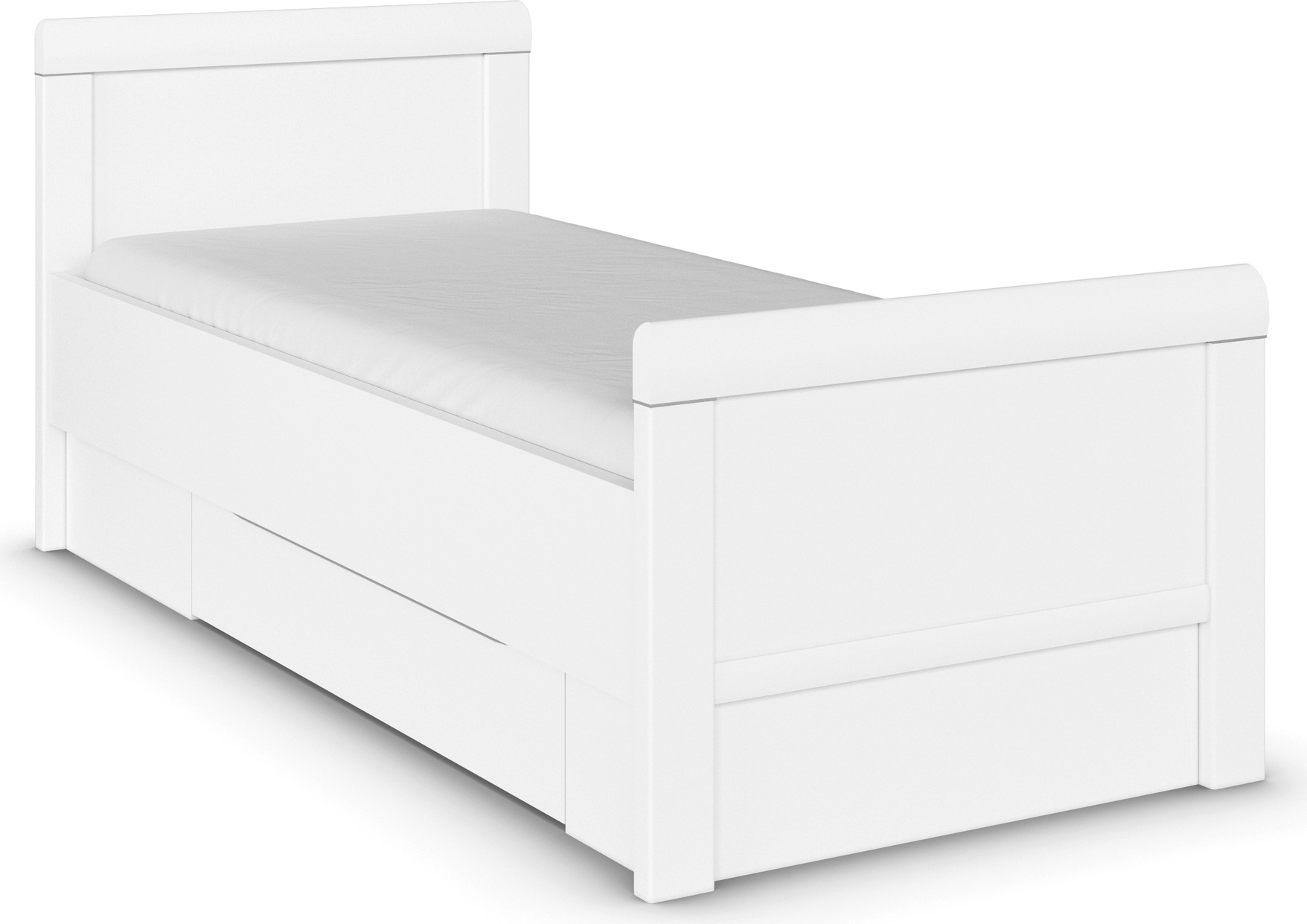 rauch Stauraumbett »Bett Einzelbett Stollenbett Bettkästen EVELYN«, in Komf günstig online kaufen