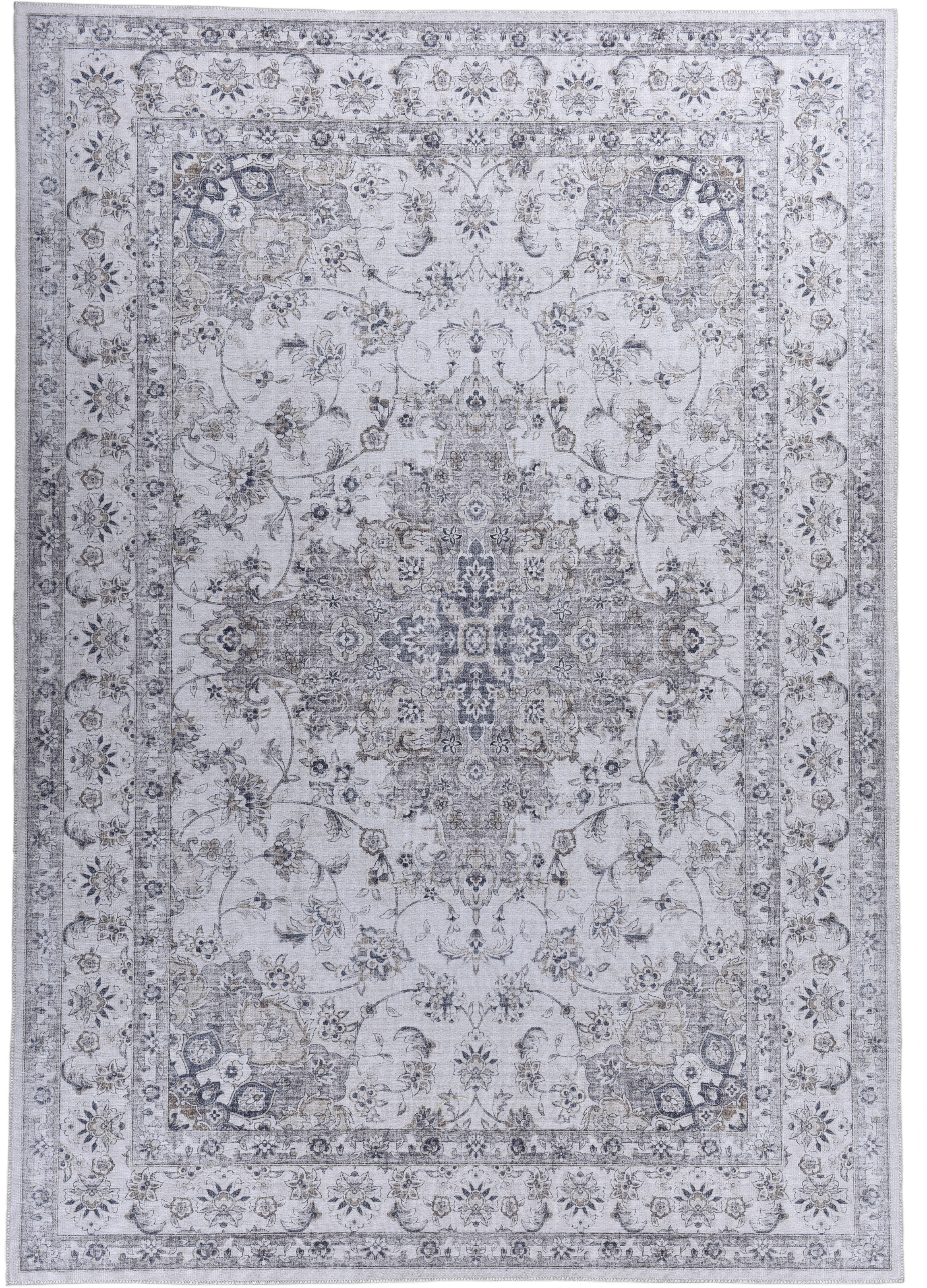 Gino Falcone Teppich »Cecilia 069«, rechteckig, 3 mm Höhe, Flachgewebe, bedruckt, Orient-Optik