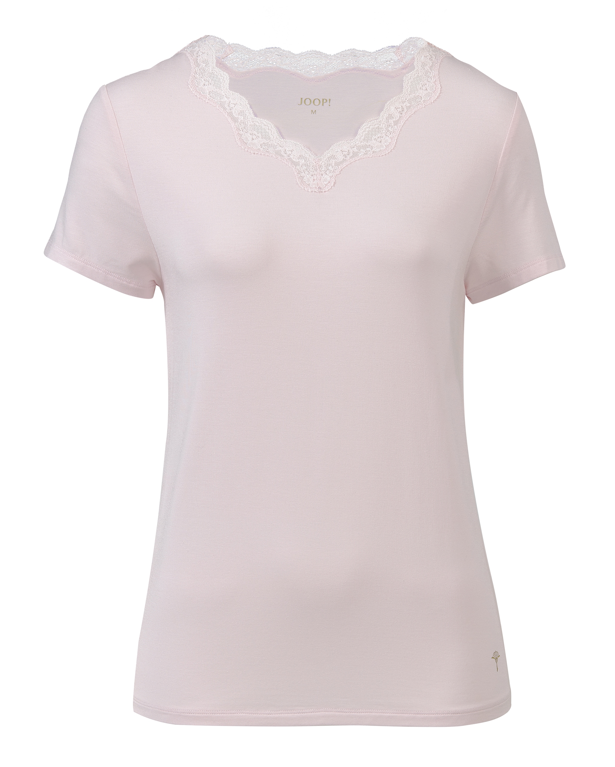 JOOP! Shorty »Set« 2 tlg. mit Spitzendetails, V-Ausschnitt, kurzärmelig