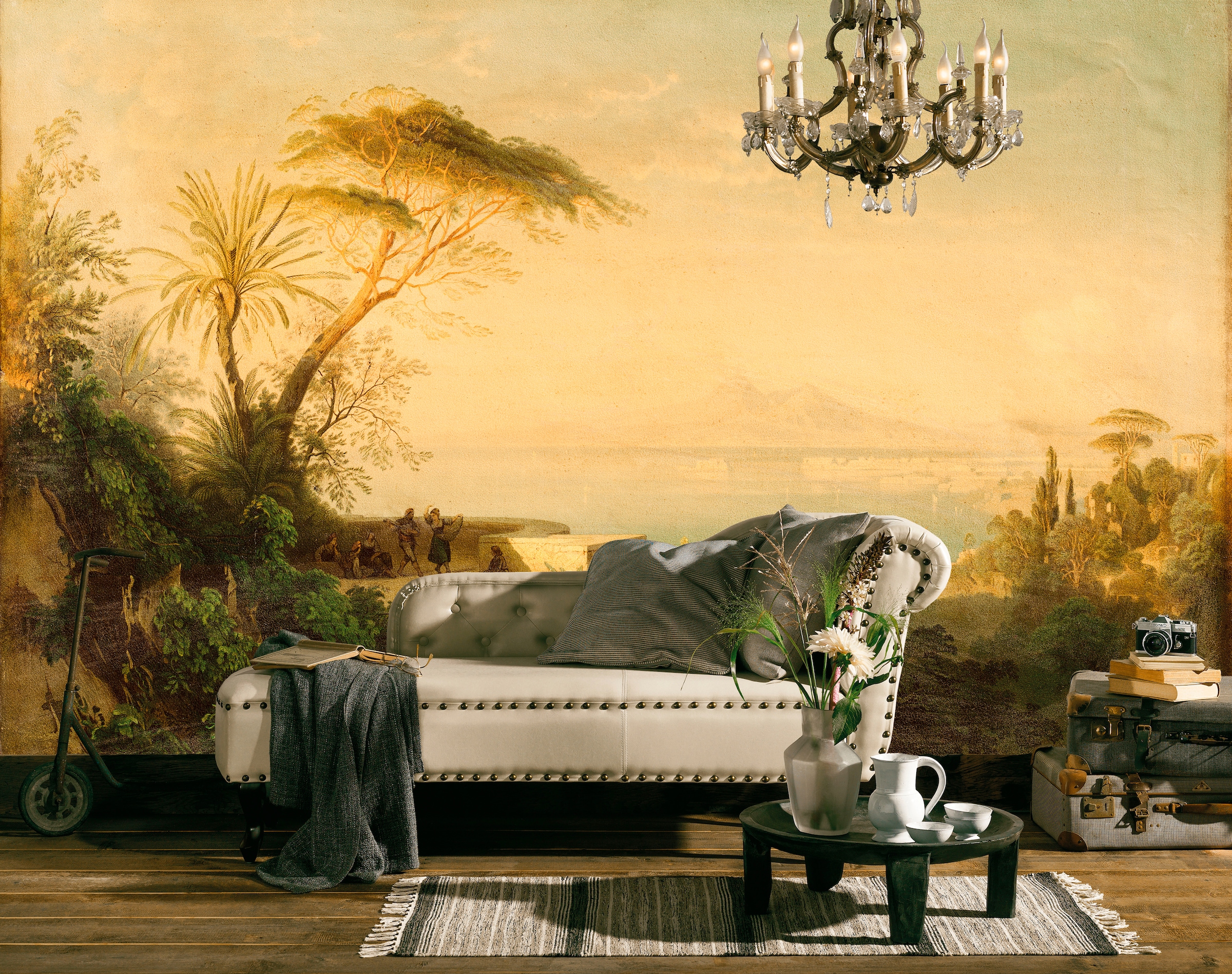 Architects Paper Fototapete »Atelier 47 Ancient Painting 2« Meer glatt Vlies, Wand, Schräge, Decke