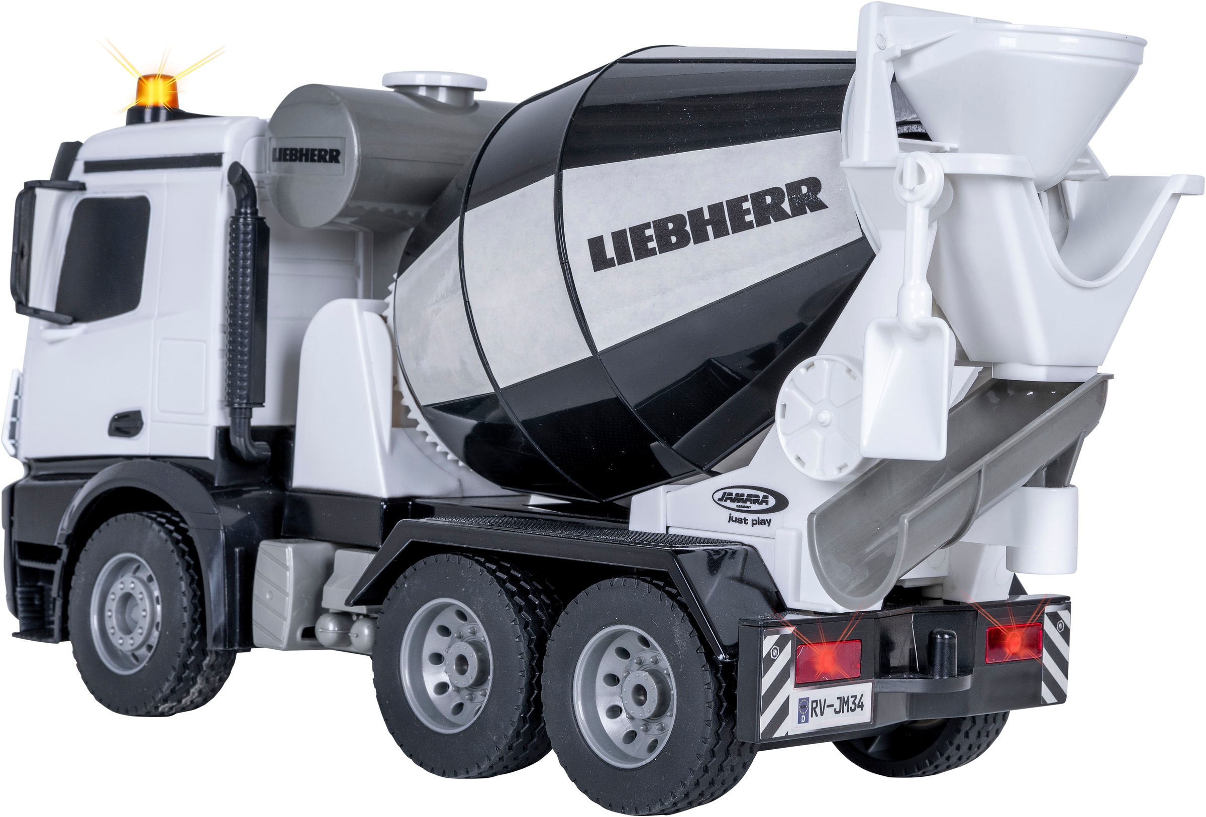 Jamara RC-Auto »Fahrmischer Mercedes-Benz Arocs Liebherr 1:20 2,4GHz«, mit LED Licht