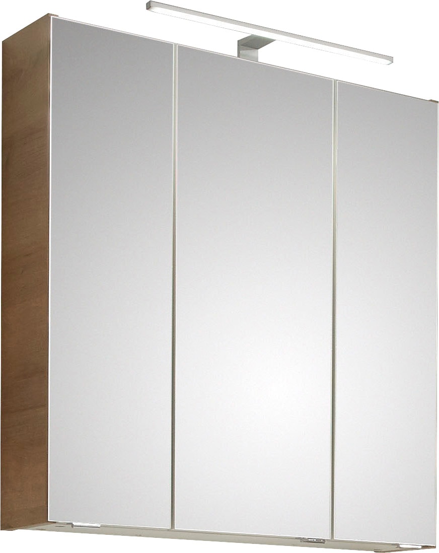 HELD MÖBEL Spiegelschrank »Luena«, 70 Breite mit jetzt cm, Spiegeltüren dank 3D-Effekt, drei %Sale im