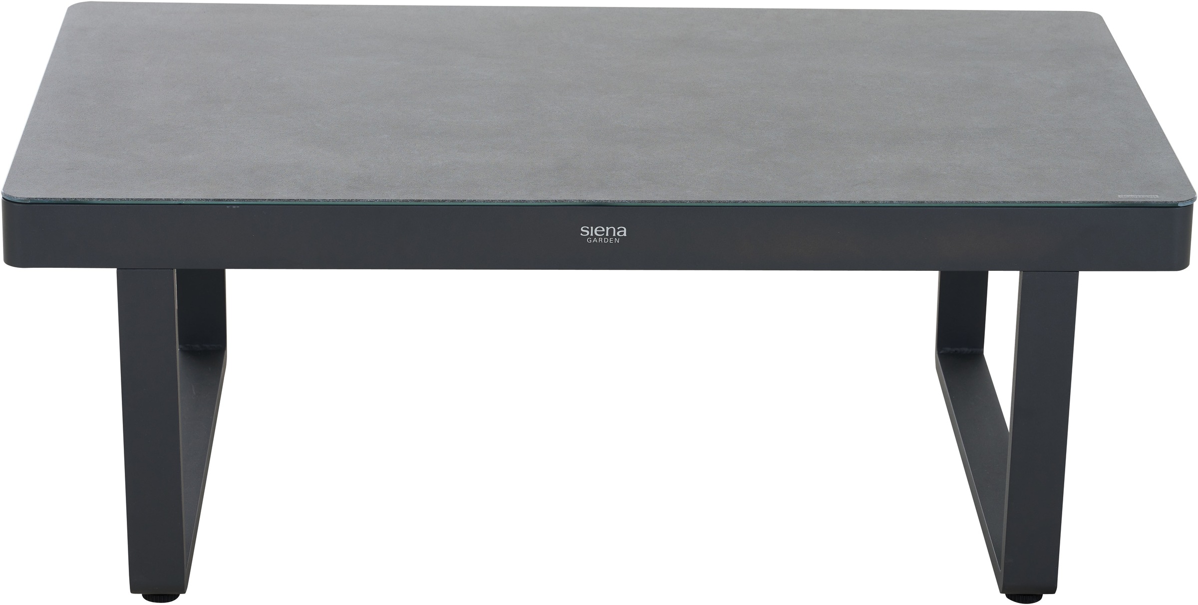 Siena Garden Loungeset »WESTON« Set, 3 tlg. aus Aluminium, inkl. Sitz- und Rückenkissen in mix anthrazit