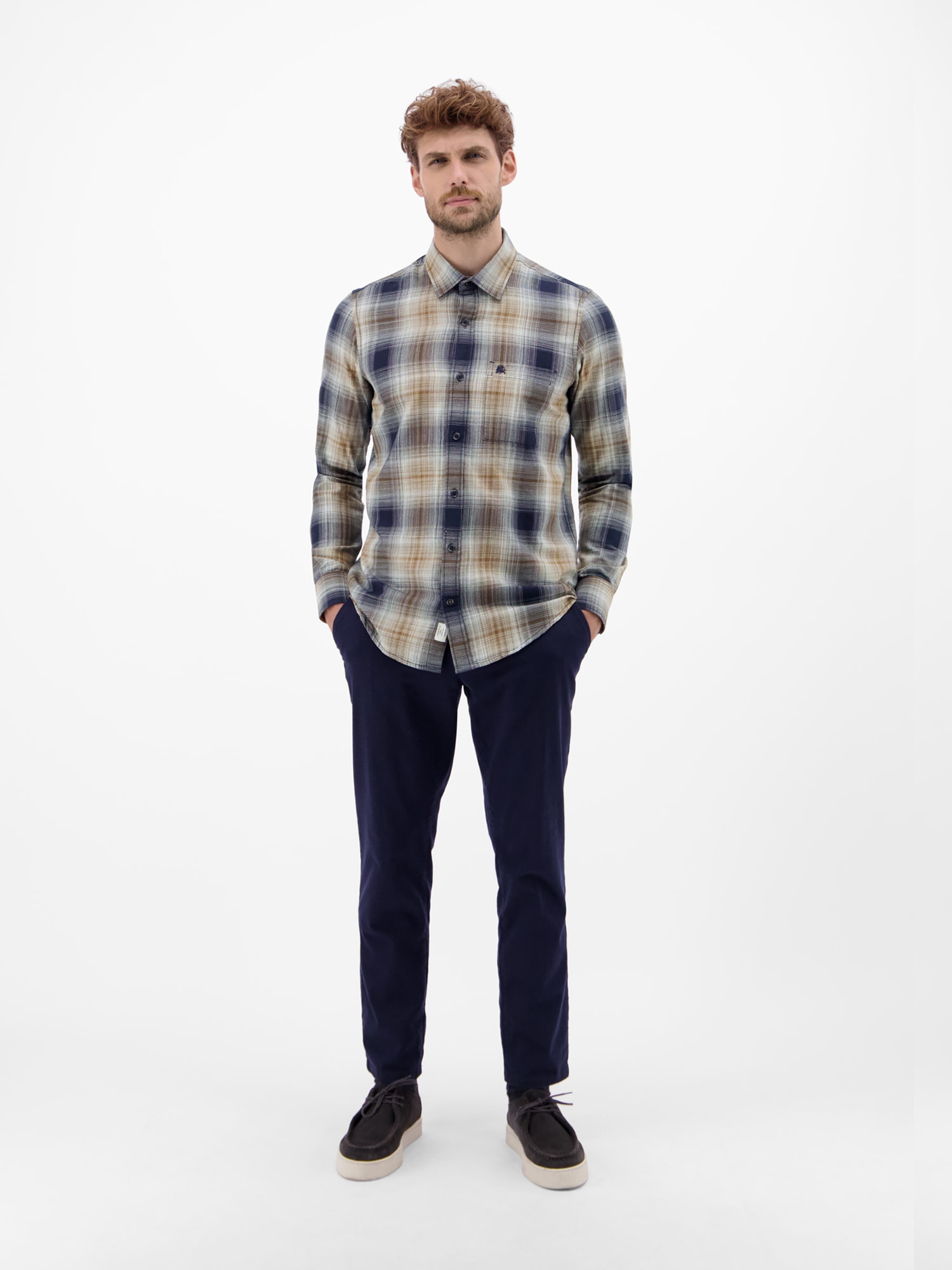 LERROS Karohemd »LERROS Herren Karohemd, charakterstark und stilbewusst«