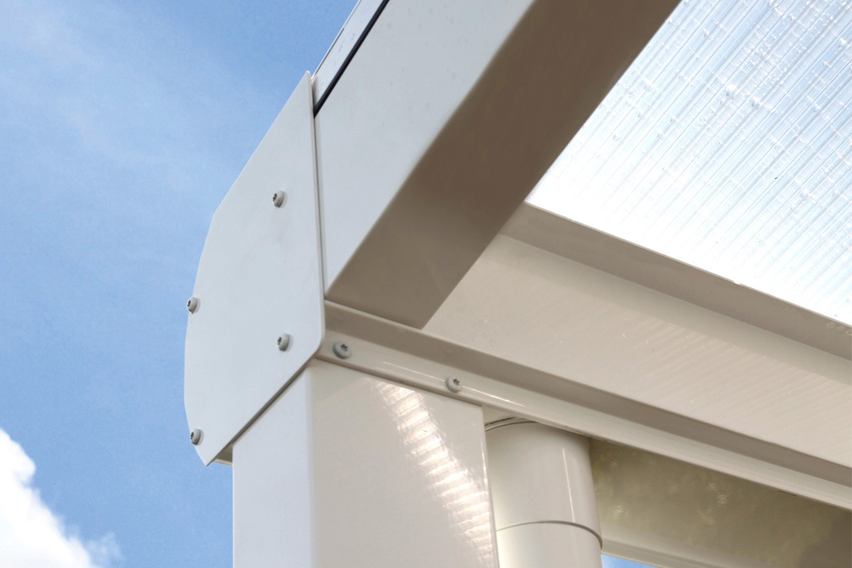 Skanholz Terrassendach »Genua« 541 cm Breite, verschiedene Tiefe