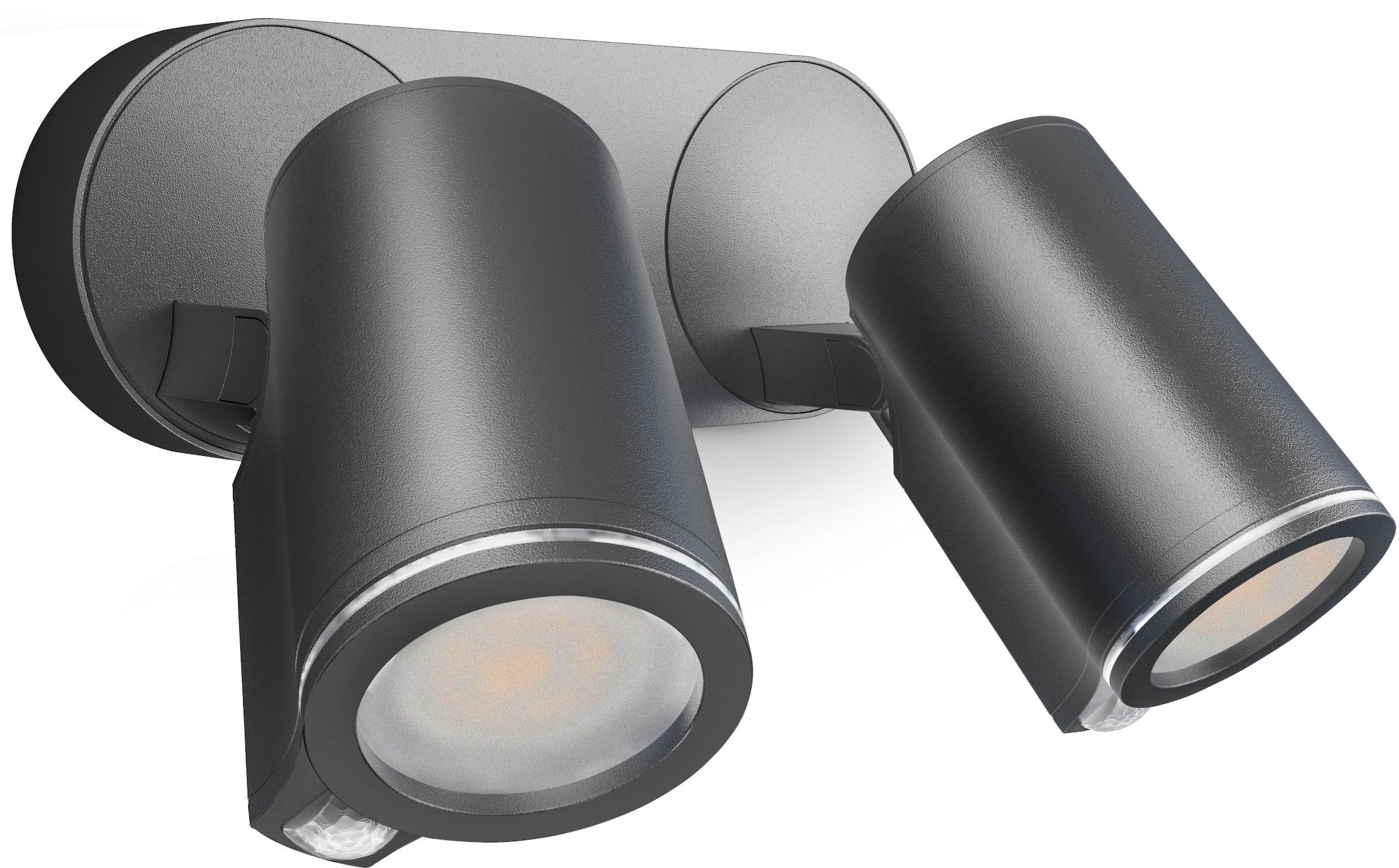 steinel LED Außen-Wandleuchte »Duo«, 180° Bewegungsmelder, GU10, Smart Home, Bluetooth, 3000K, Wandstrahler
