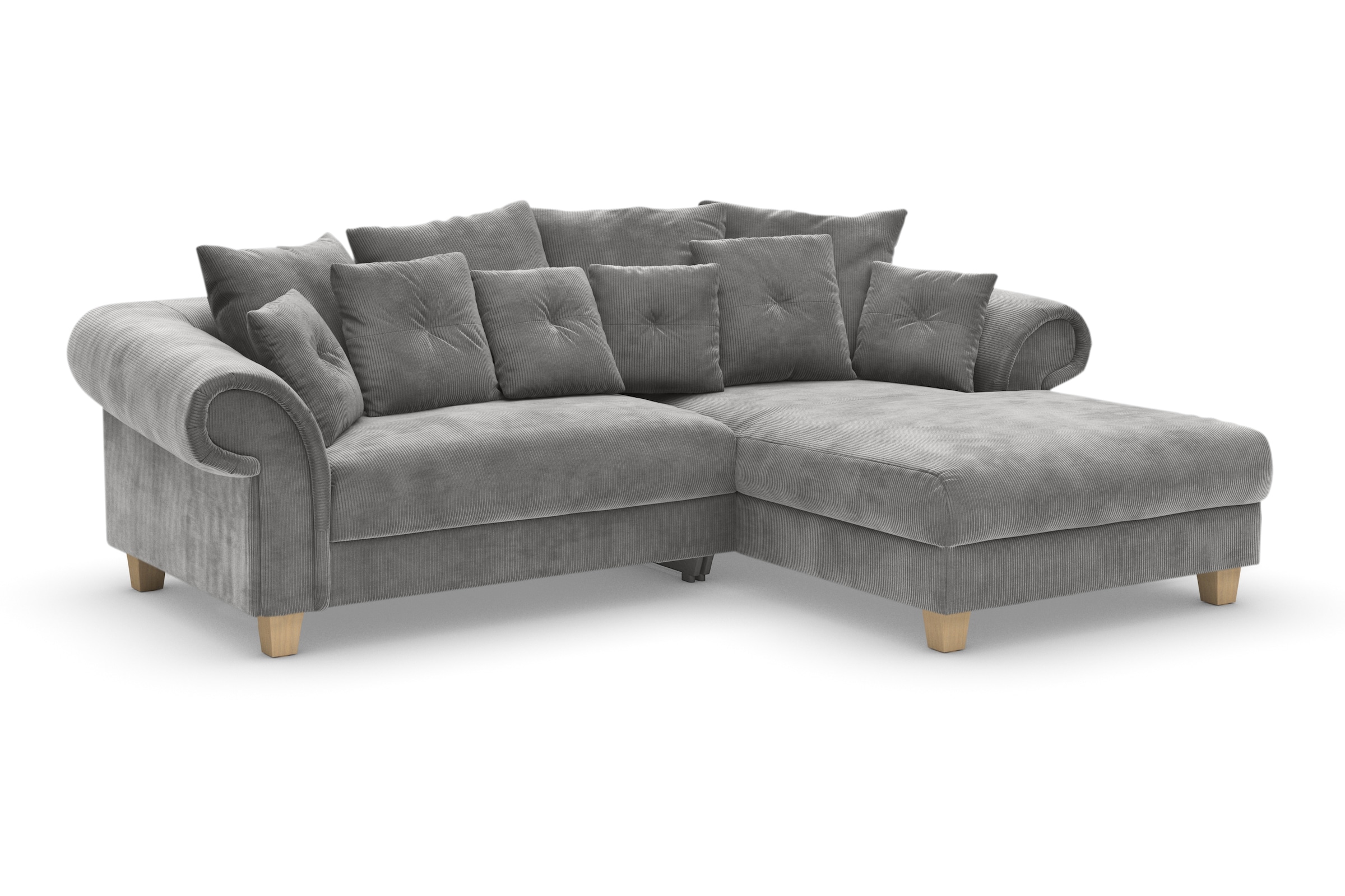 Home affaire Ecksofa "Queenie", (2 St.), Sitzkomfort, zeitloses Design, ink günstig online kaufen