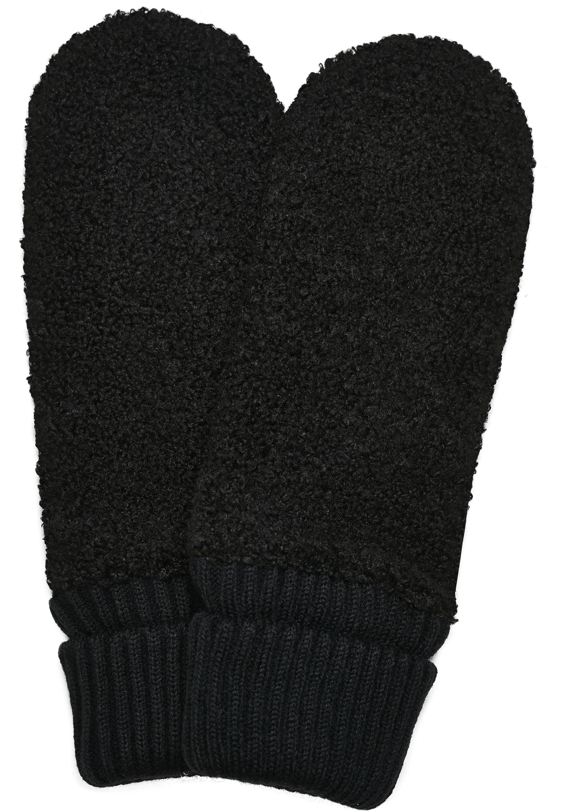 URBAN CLASSICS Baumwollhandschuhe »Urban Classics Unisex Sherpa Synthetic Leather Gloves«