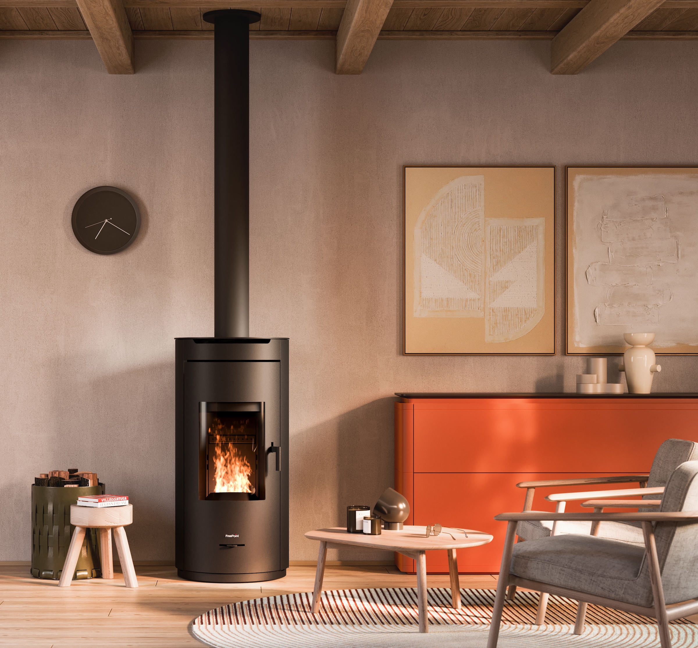 Freepoint Kaminofen »EOS 8 Wood Air«