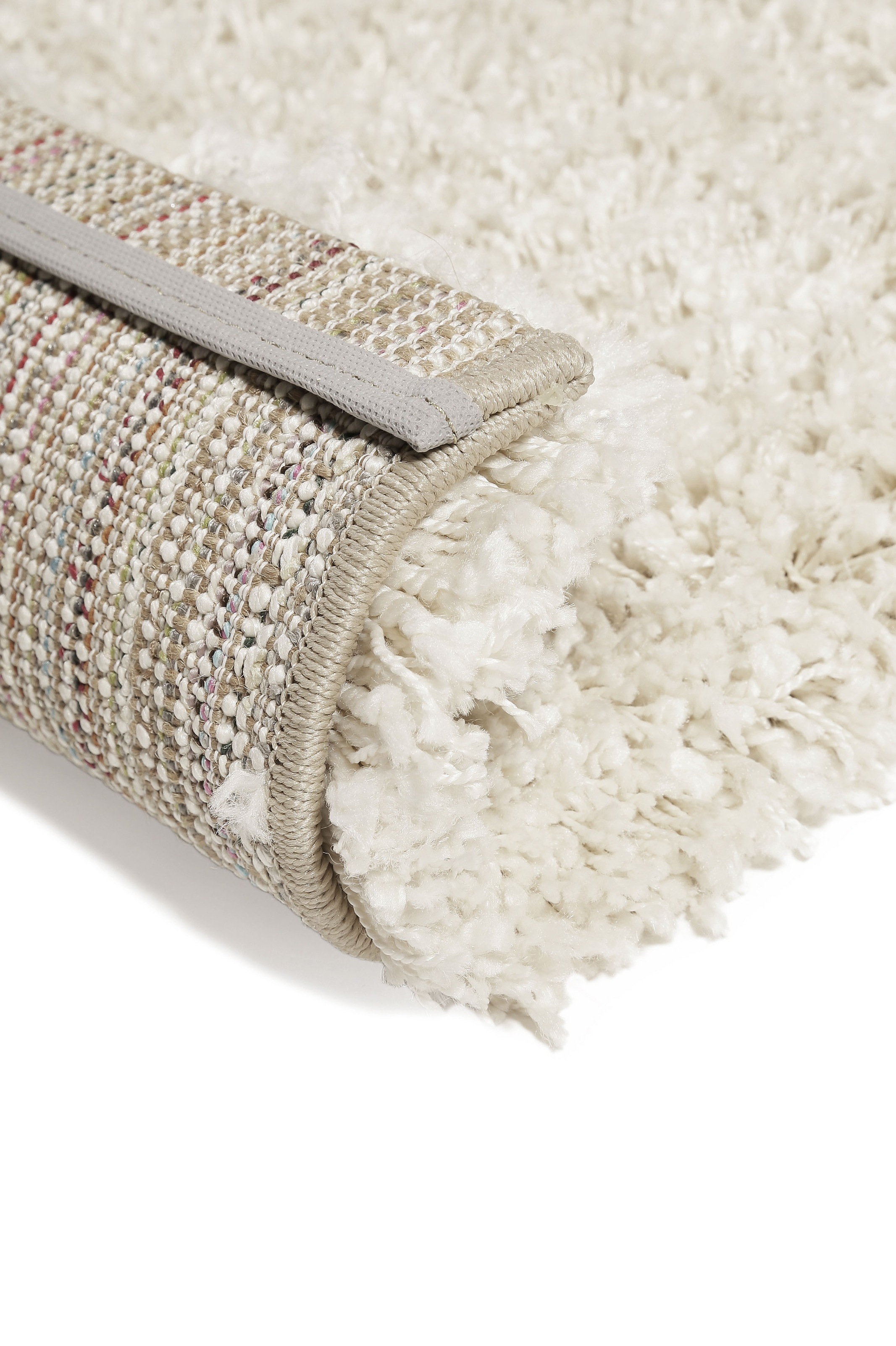 Wecon home Basics Hochflor-Teppich »Paula«, rund, 55 mm Höhe, Wohnzimmer