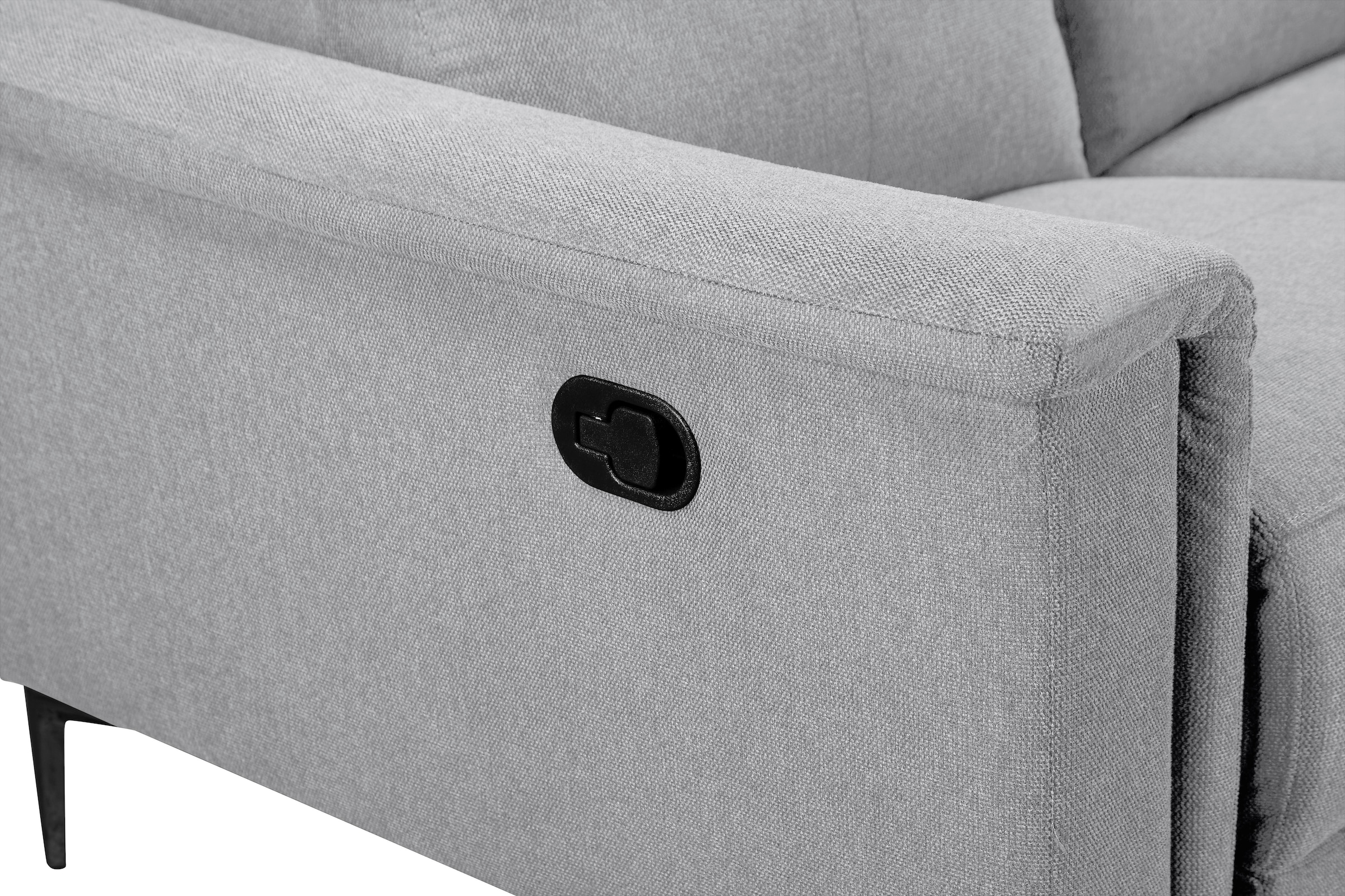 OTTO home 2-Sitzer »Lund, mit Relaxfunktion und Kopfteilverstellung« manuell od. elektrisch (m.USB-C), Echtleder, Kunstleder, Webstoff