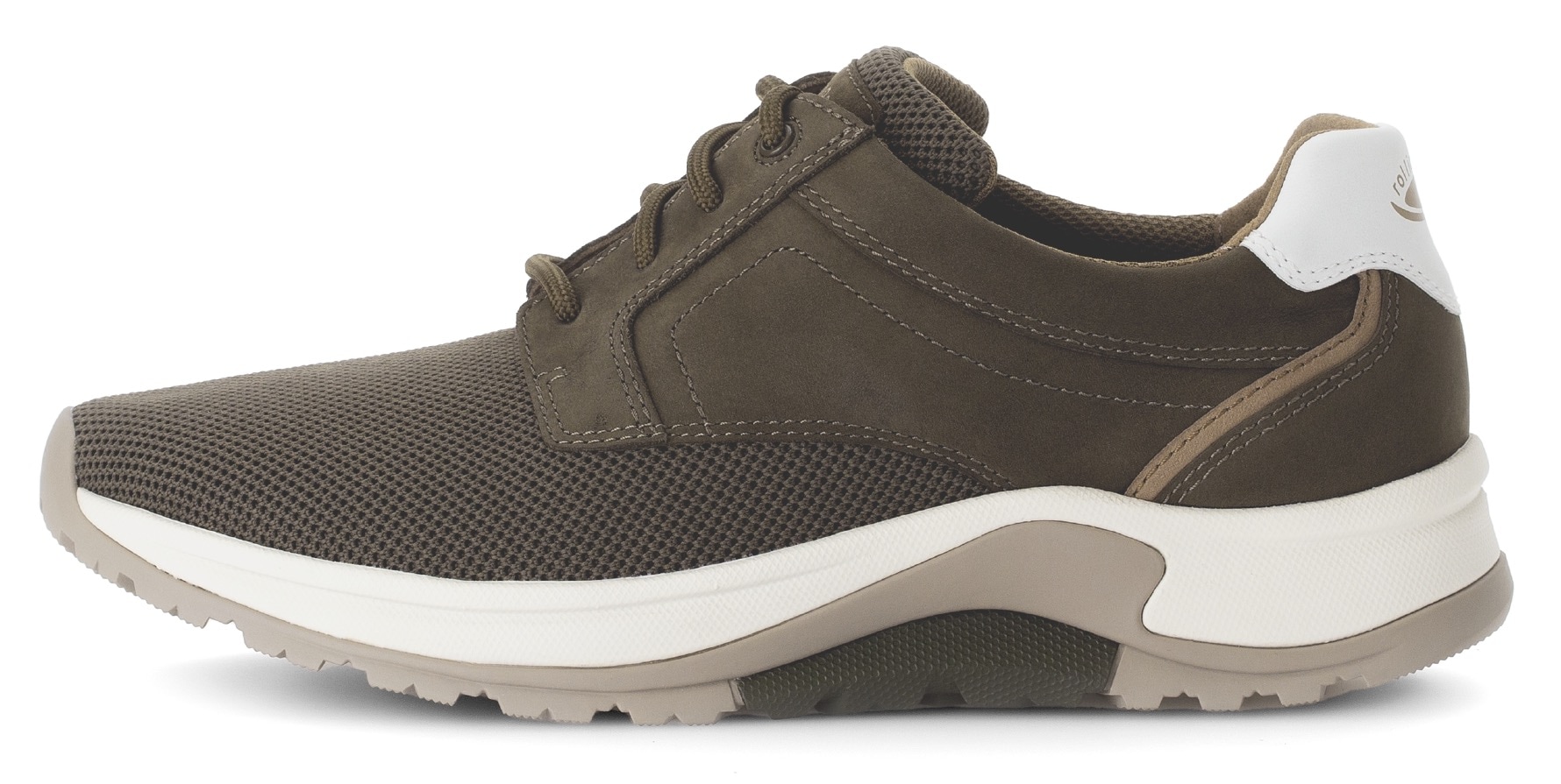 rollingsoft Keilsneaker  , Freizeitschuh, Halbschuh, Schnürschuh mit Ziernähten, G-Weite
