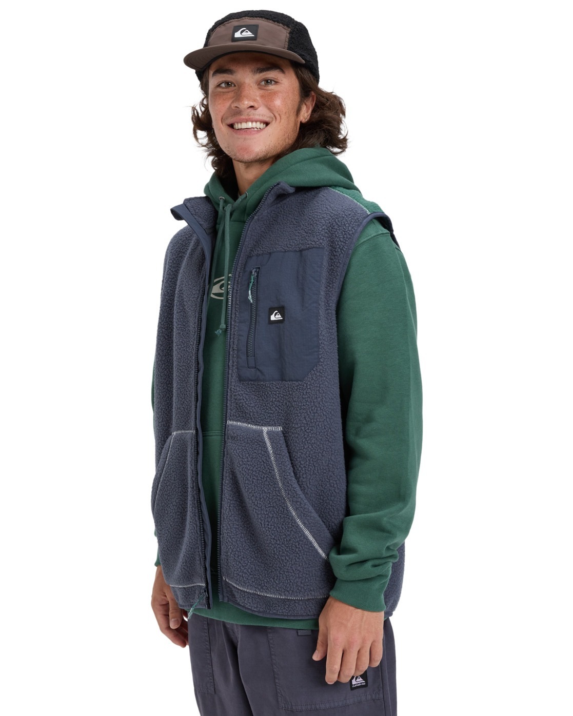 Quiksilver Fleecepullover »Clean Coast Gilet«
