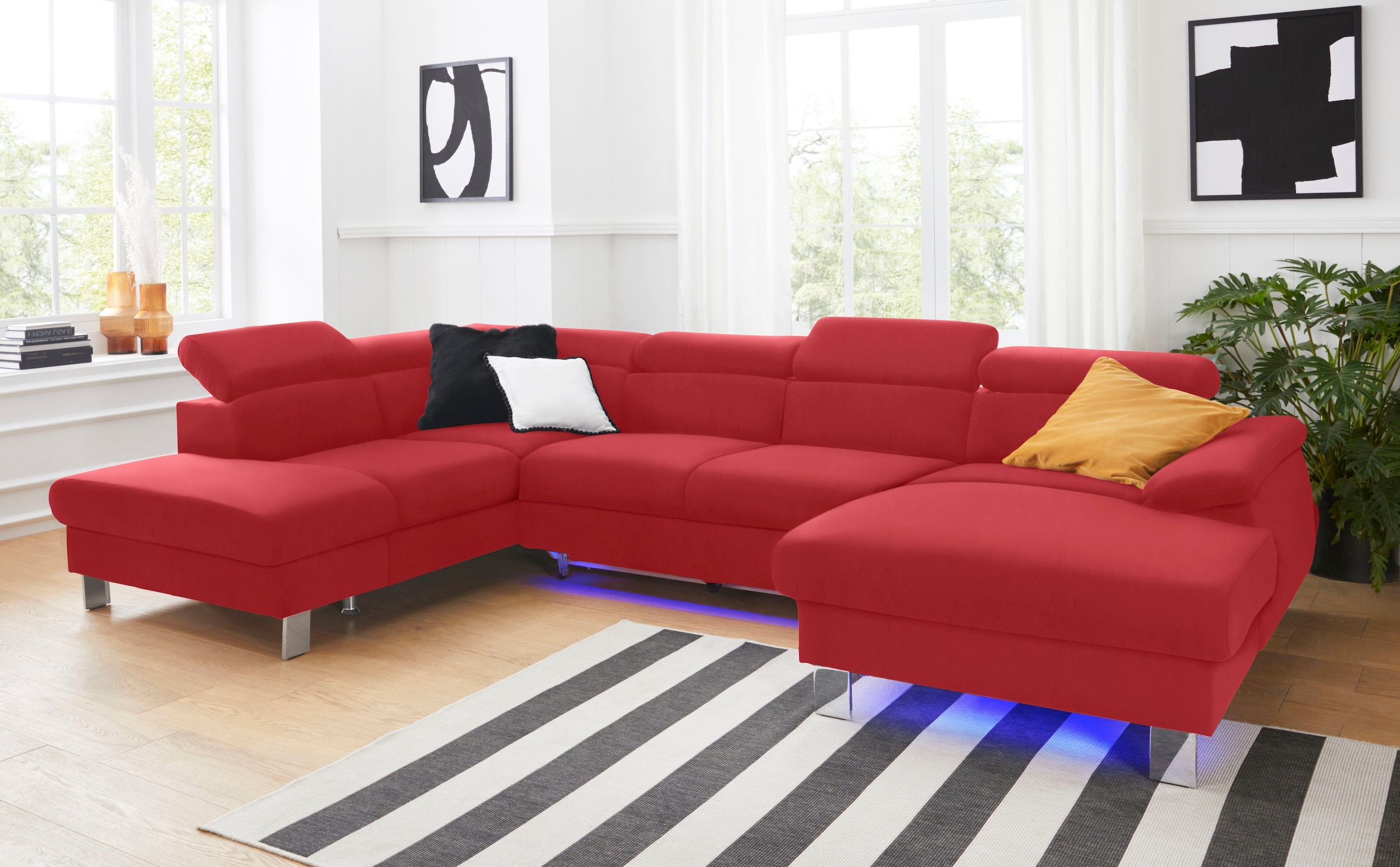 COTTA Polstergarnitur »Komaris U-Form«, (Set), Set bestehend aus: Wohnlands günstig online kaufen