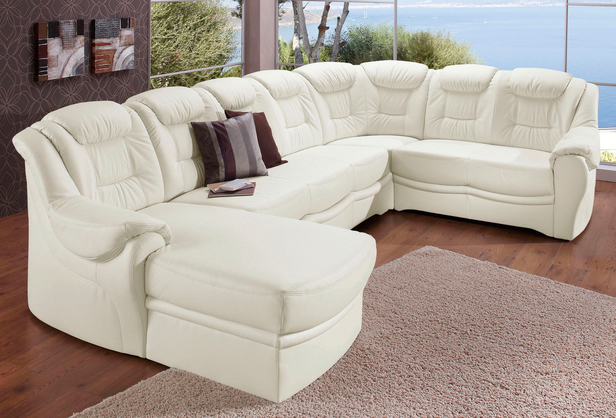 sit&more Wohnlandschaft »Bellevue U-Form« wahlweise mit Bettfunktion günstig online kaufen