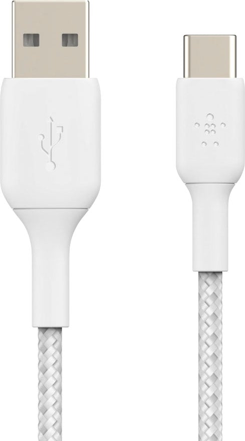 Belkin USB-Kabel »USB-C/USB-A Kabel ummantelt, 1m«, USB Typ A-USB-C, 100 cm