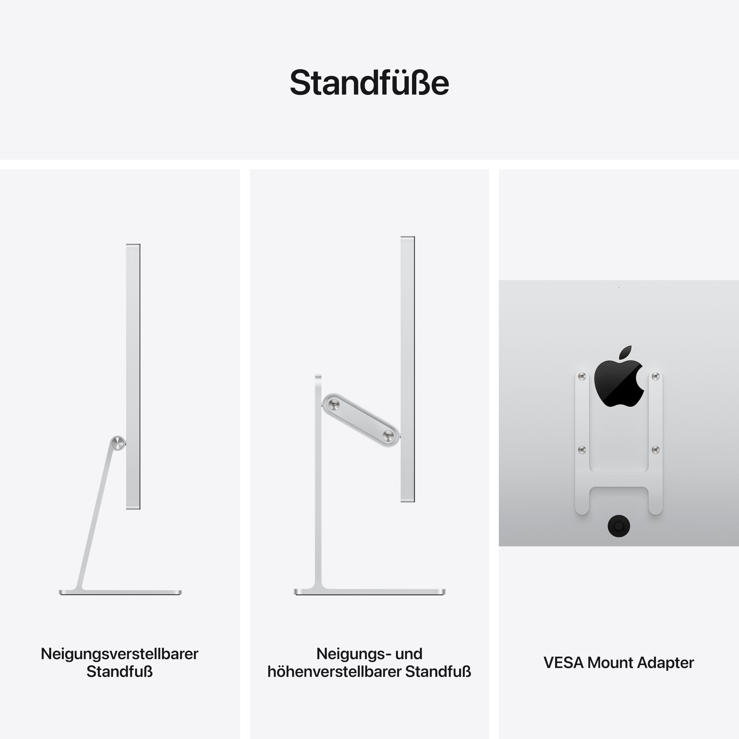 Apple LED-Monitor »Studio Display«, 68,3 cm/27 Zoll, 5120 x 2880 px, 5K, Nanotexturglas
