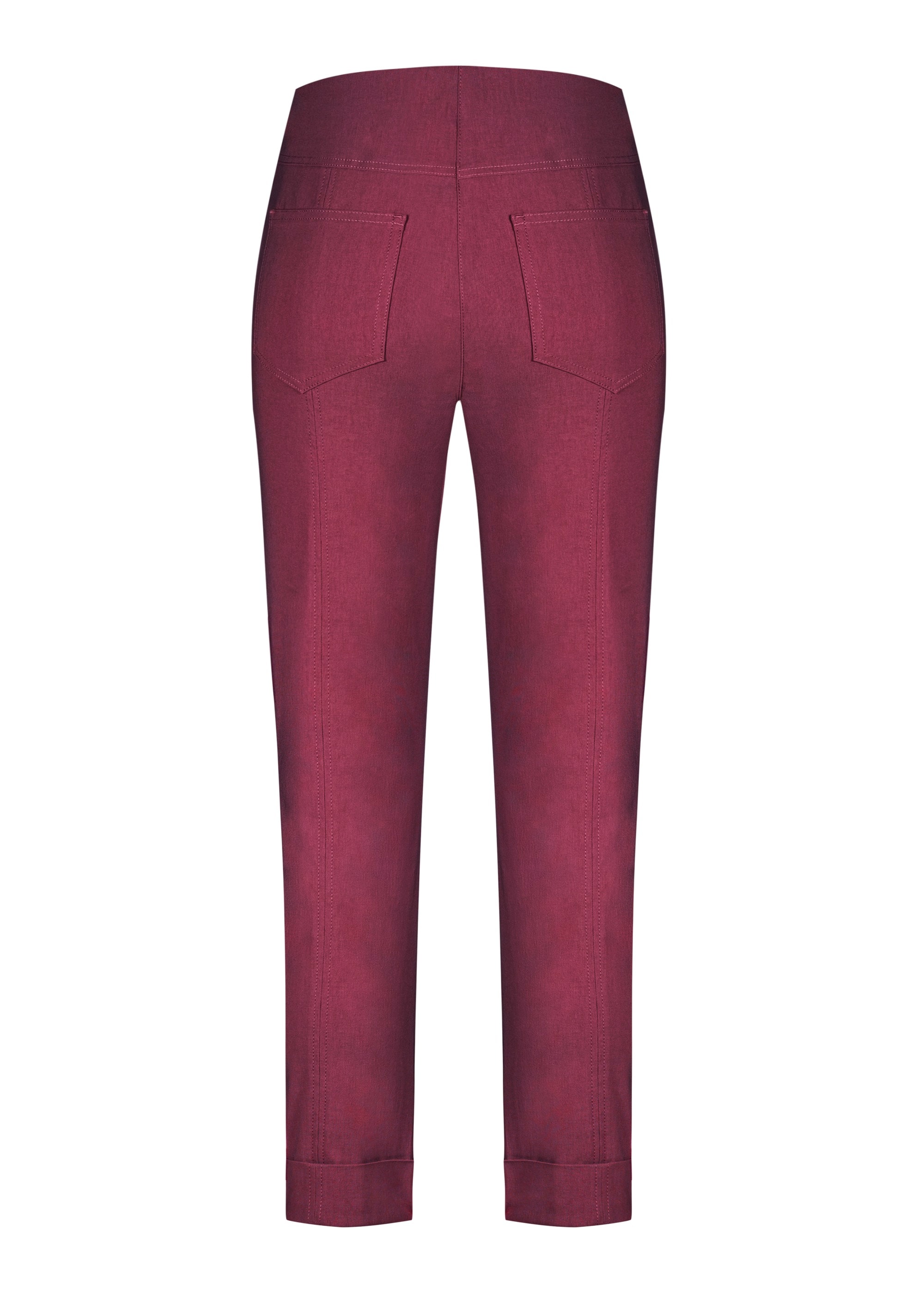 Stehmann Stretch-Hose  mit aufschlag am Saum