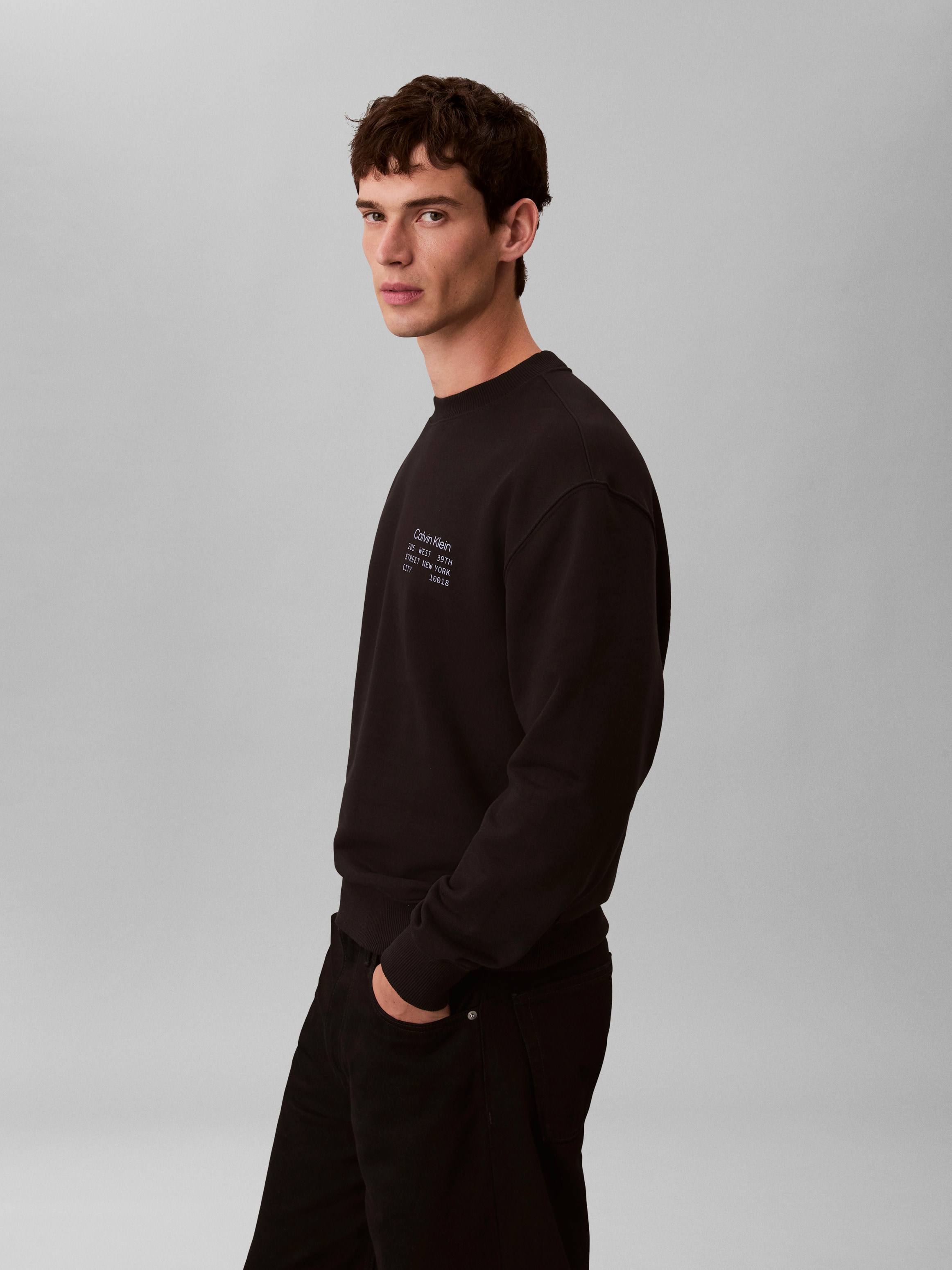 Calvin Klein Jeans Sweatshirt , Regular fit mit Rundhalsausschnitt
