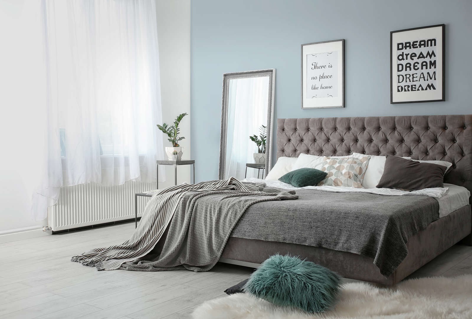 A.S. Création Wandfarbe »Premium Innenwandfarbe PURO Tuchmatt ocean blue« ideal für Wohnzimmer, Schlafzimmer, Flur und Küche, Farbwelt Blau