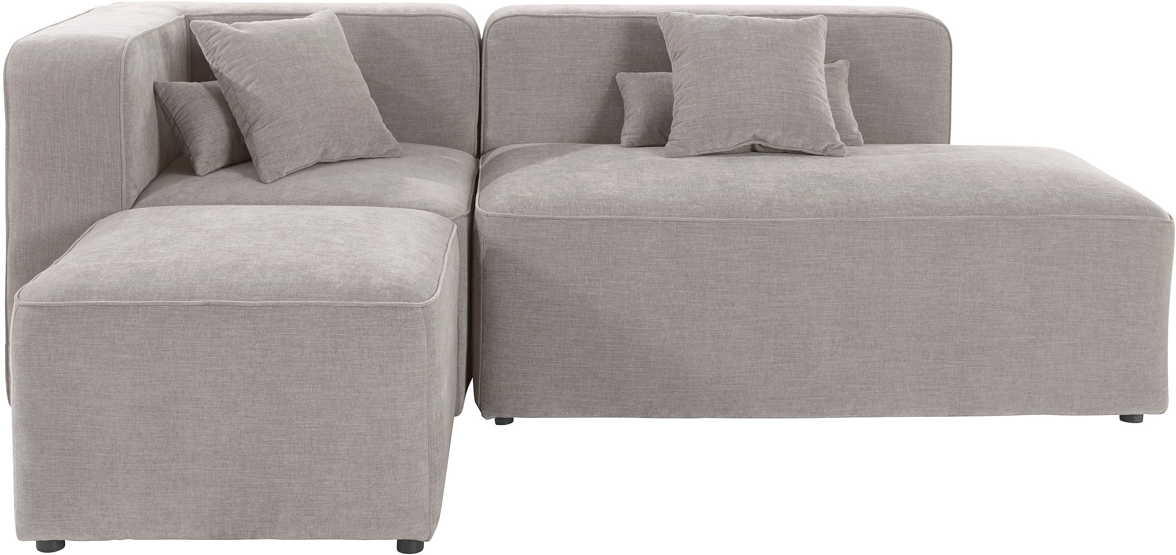 Home affaire Ecksofa »Sundstrup L-Form« Modulserie, individuelle Zusammenst günstig online kaufen