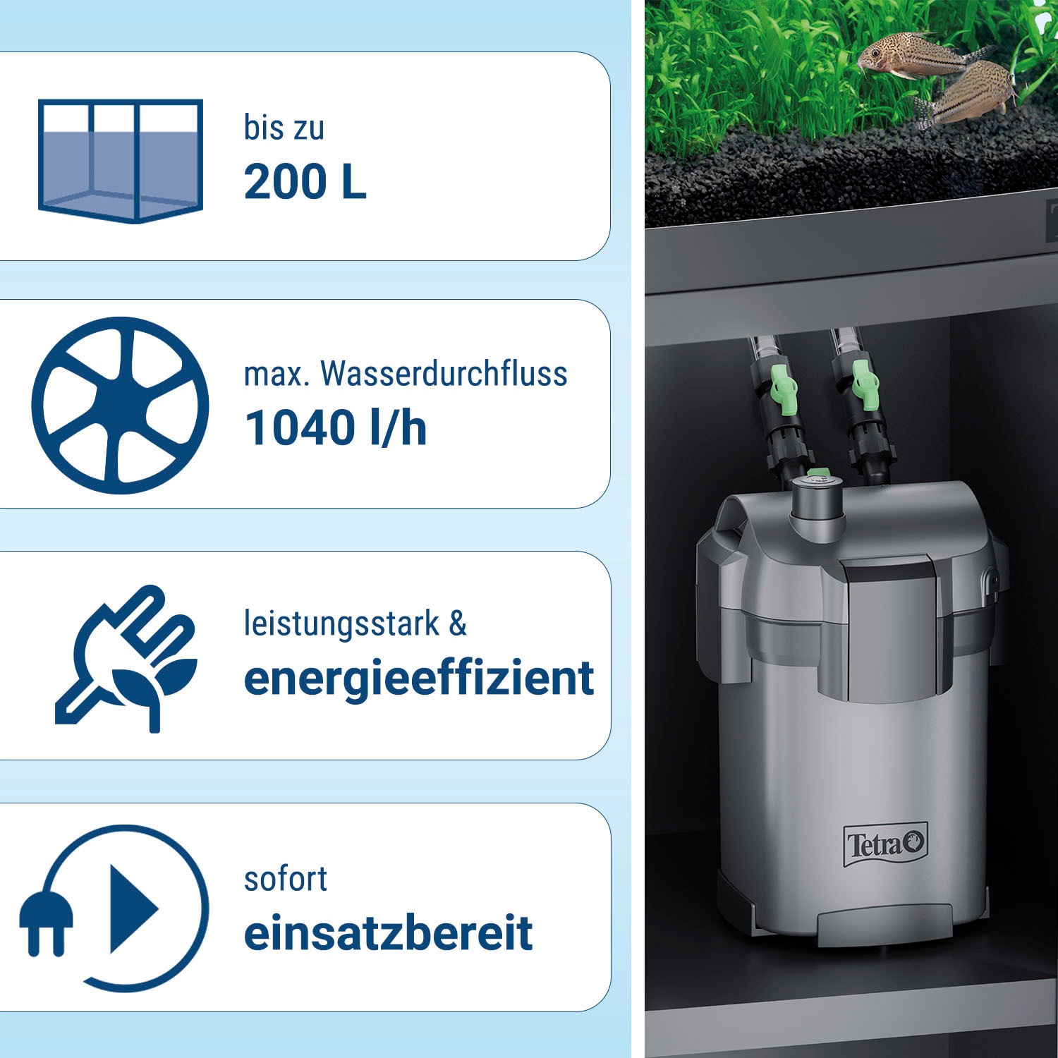 Tetra Aquariumfilter »EX 700 Plus«, für Aquarien von 100-200 l