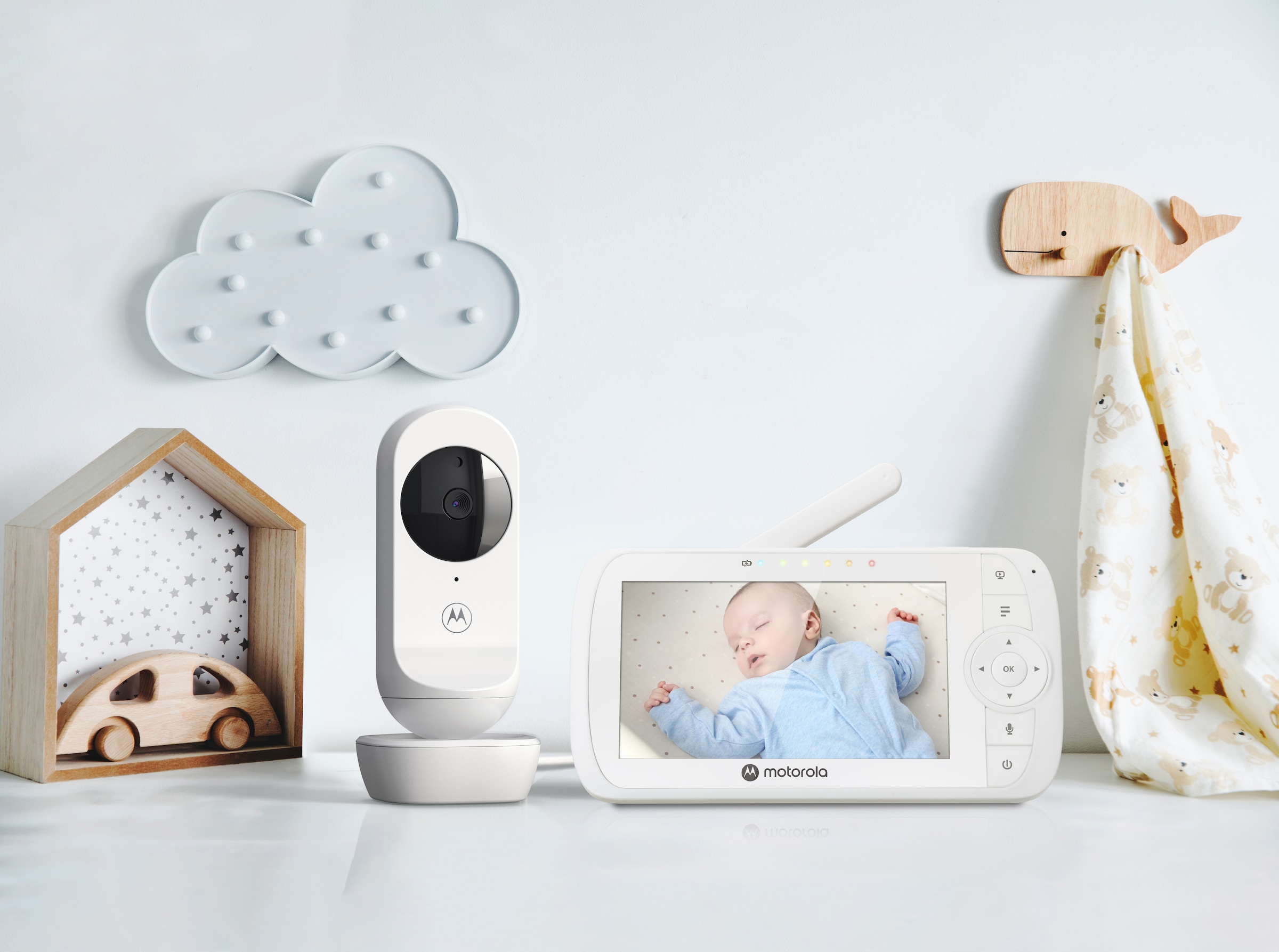 Motorola Video-Babyphone »4.3" Video Baby Monitor VM34« 4,3-Zoll-Farbdisplay