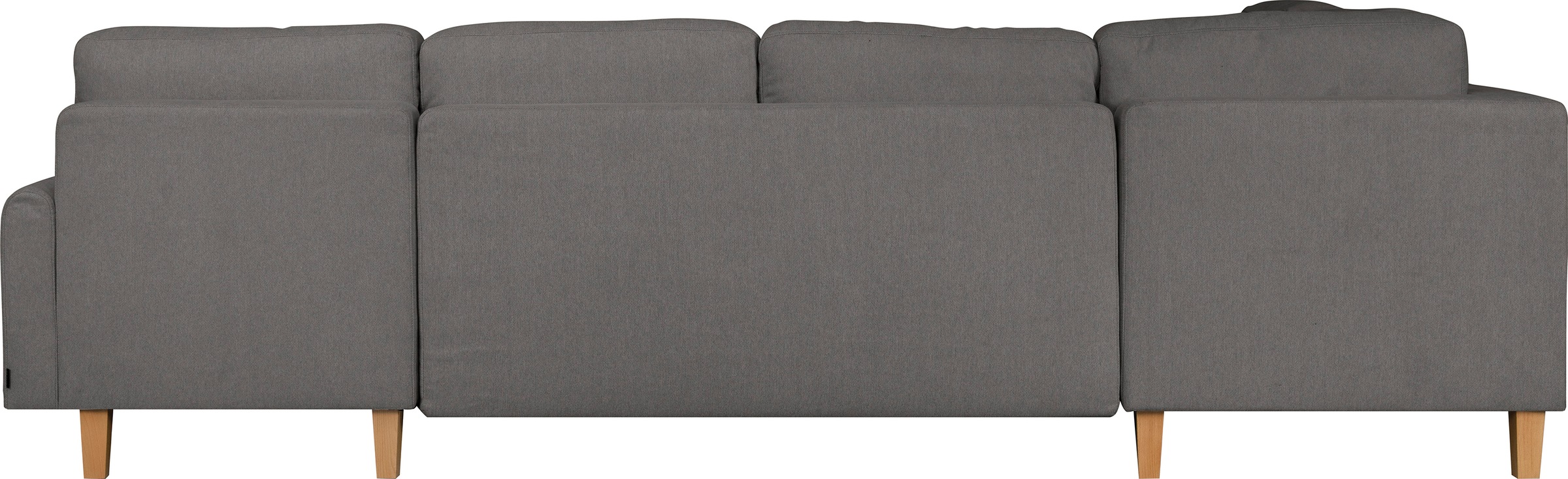 Home affaire Wohnlandschaft »TRIPLO U-Form wahlweise mit Schlaffunktion, B/T/H: 310/192/90 cm«, Schlafsofa, auch mit Bettkasten, Steppung im Rückenkissen