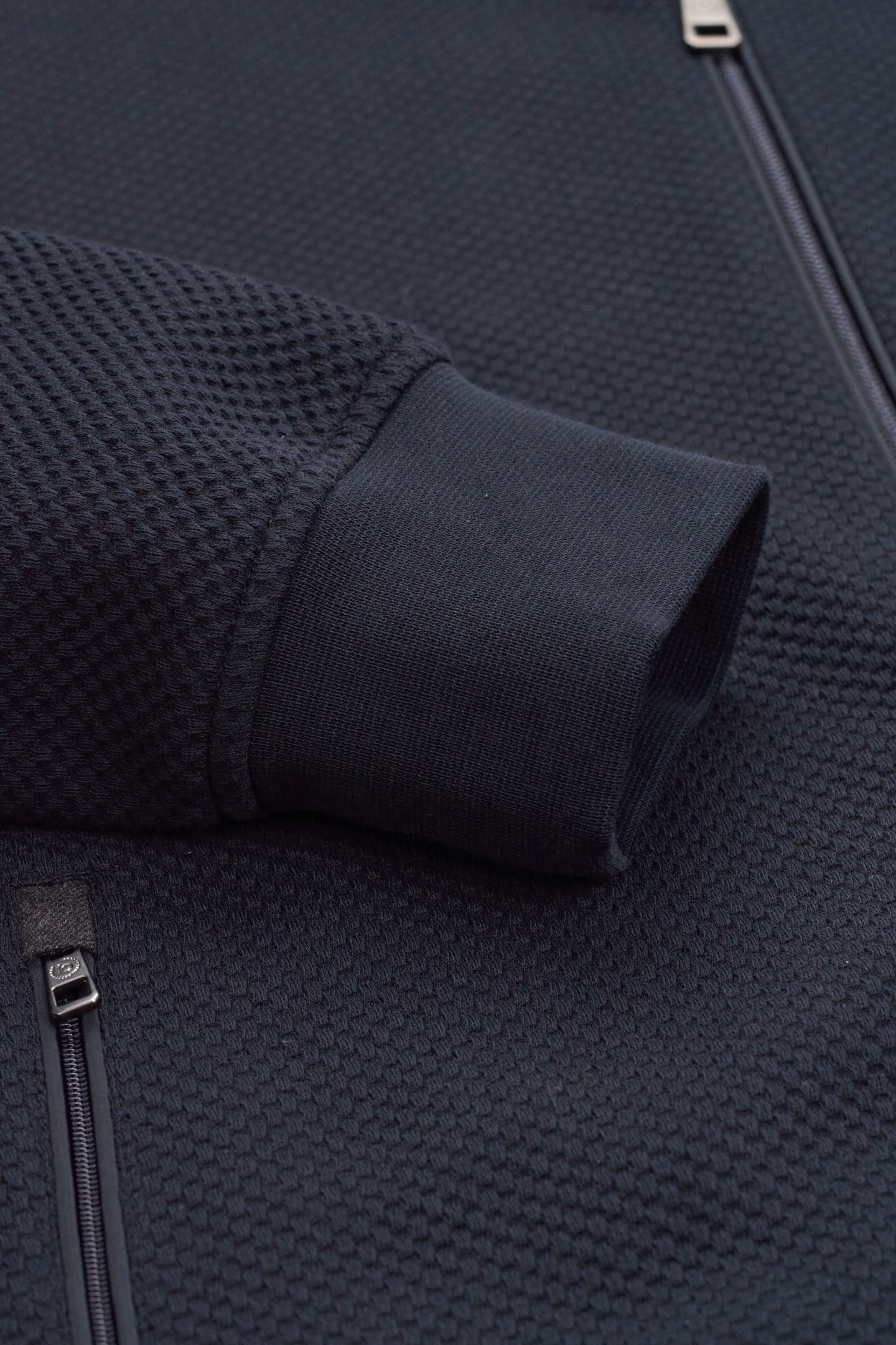 bugatti Sweatjacke, mit Collegekragen