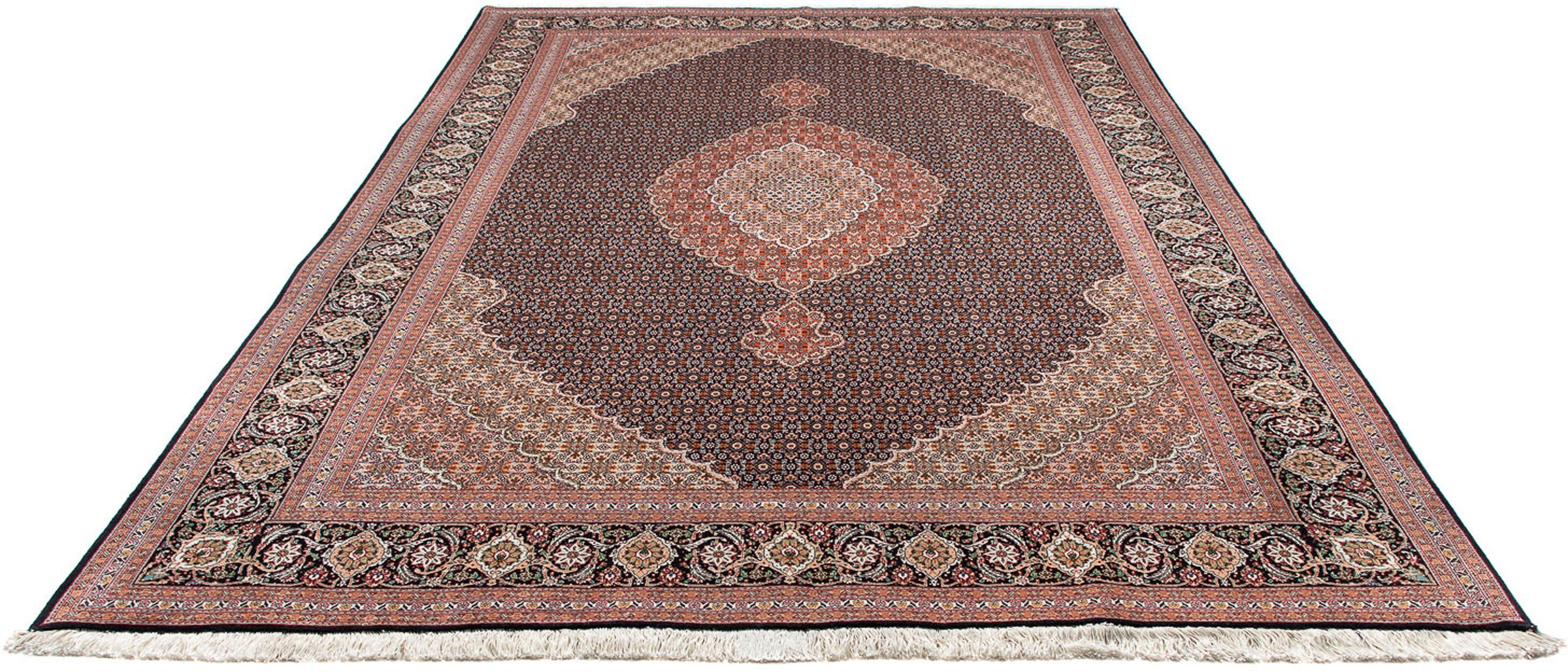 morgenland Orientteppich »Perser - Täbriz - 300 x 202 cm - dunkelblau«, rec günstig online kaufen