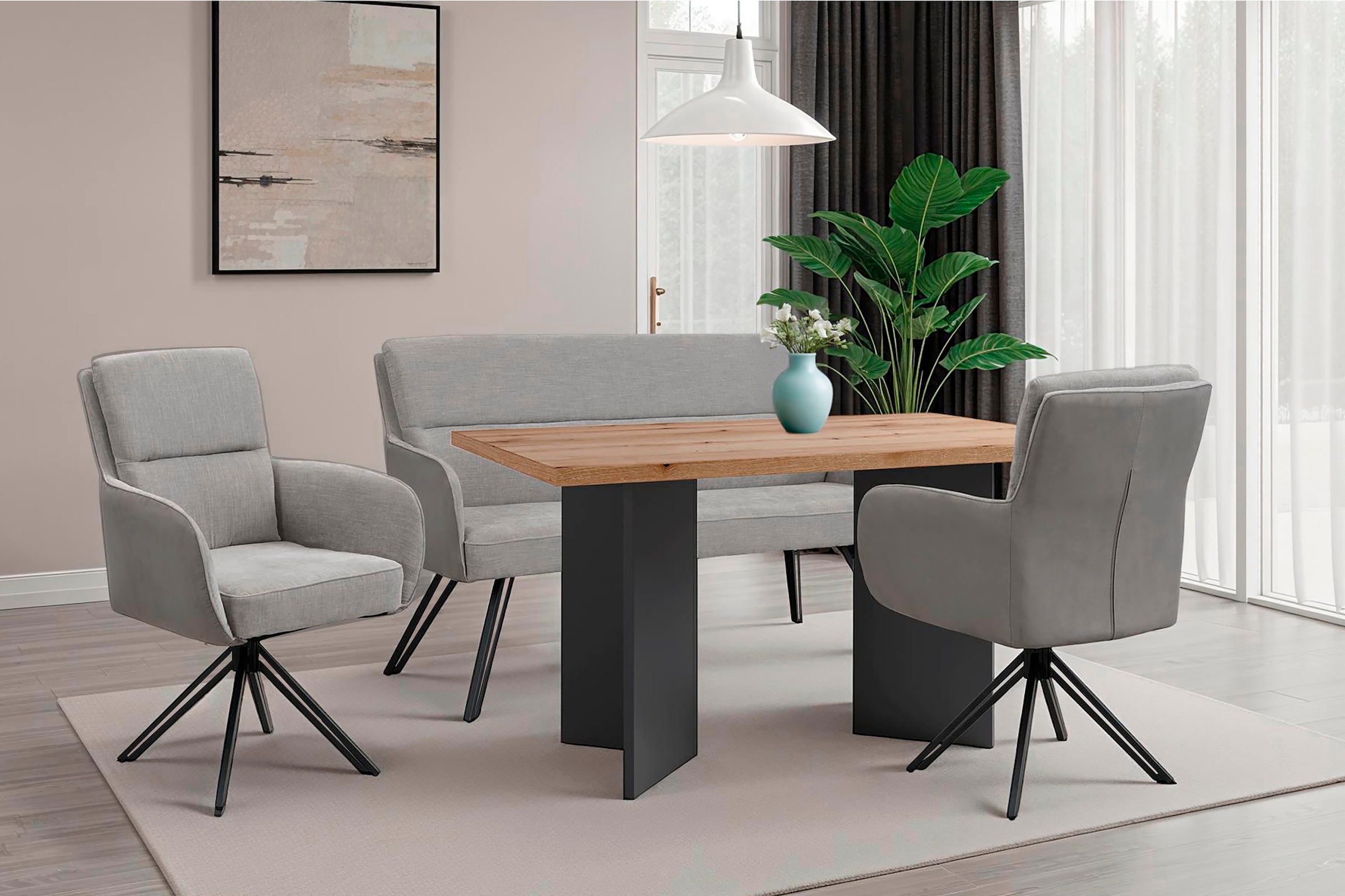 byLIVING Sitzbank »Tino« 1 Stk. tlg. mit Federkernpolsterung in 140 oder 160cm, hochwertige Polsterbezüge