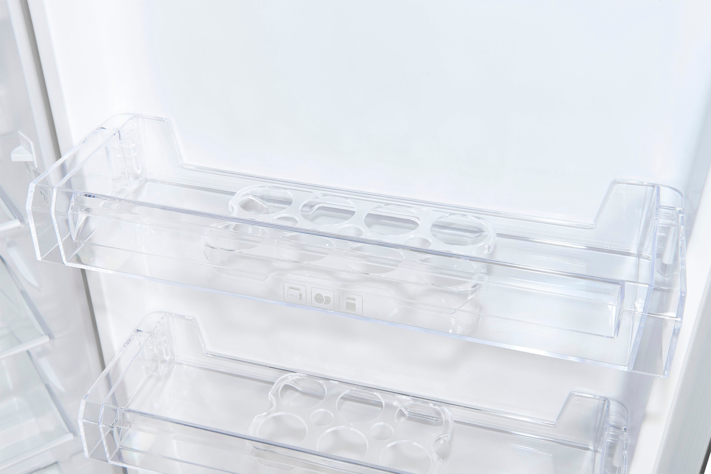 exquisit Kühlschrank »KS185-4-HE-040E inoxlook«, 190 L Volumen, Schnellgefrieren, 4 Sterne